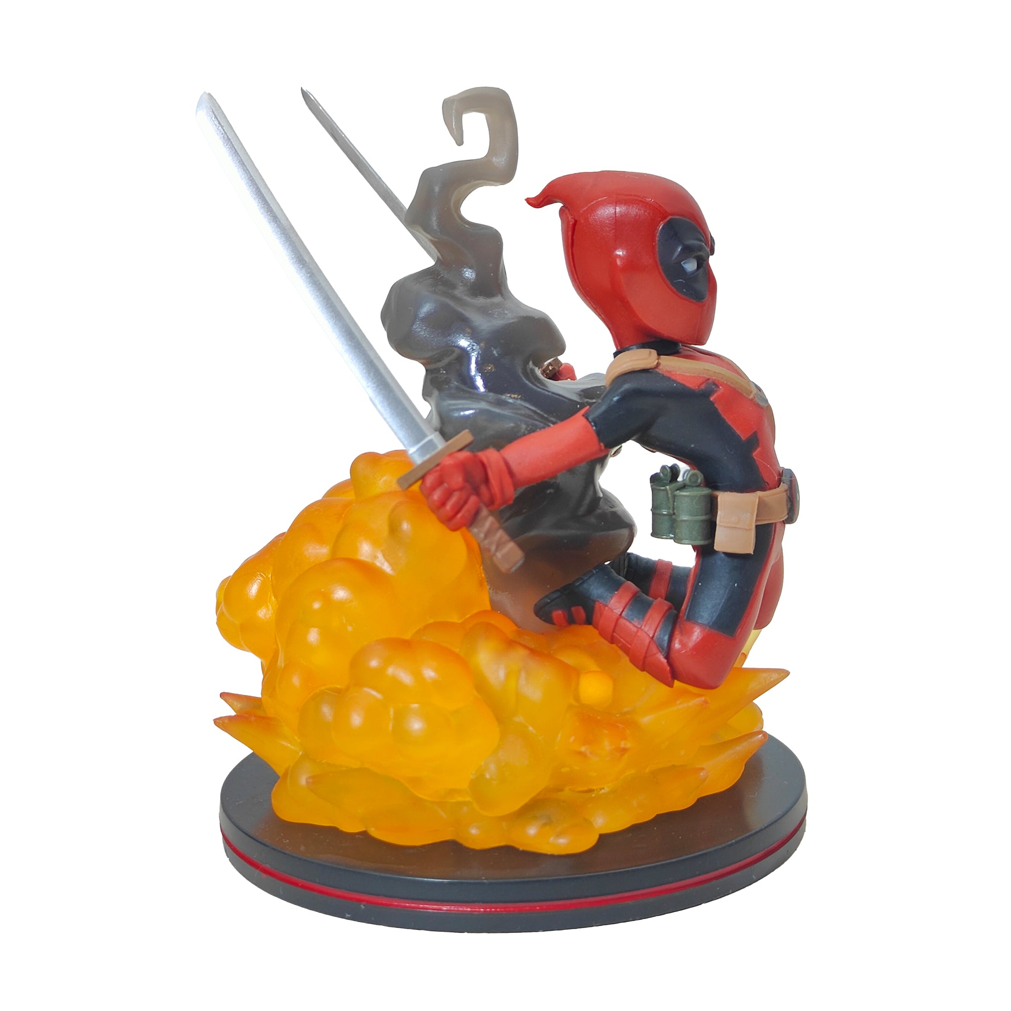 Marvel Deadpool Quantum Mechanix Q Fig Figure 2015 9cm Lootcrate Exclusive – Marvel Heroes, Quantum Mechanix, 9 cm, 2015, pre-owned collector piece, Uncanny Collectibles Dublin Ireland