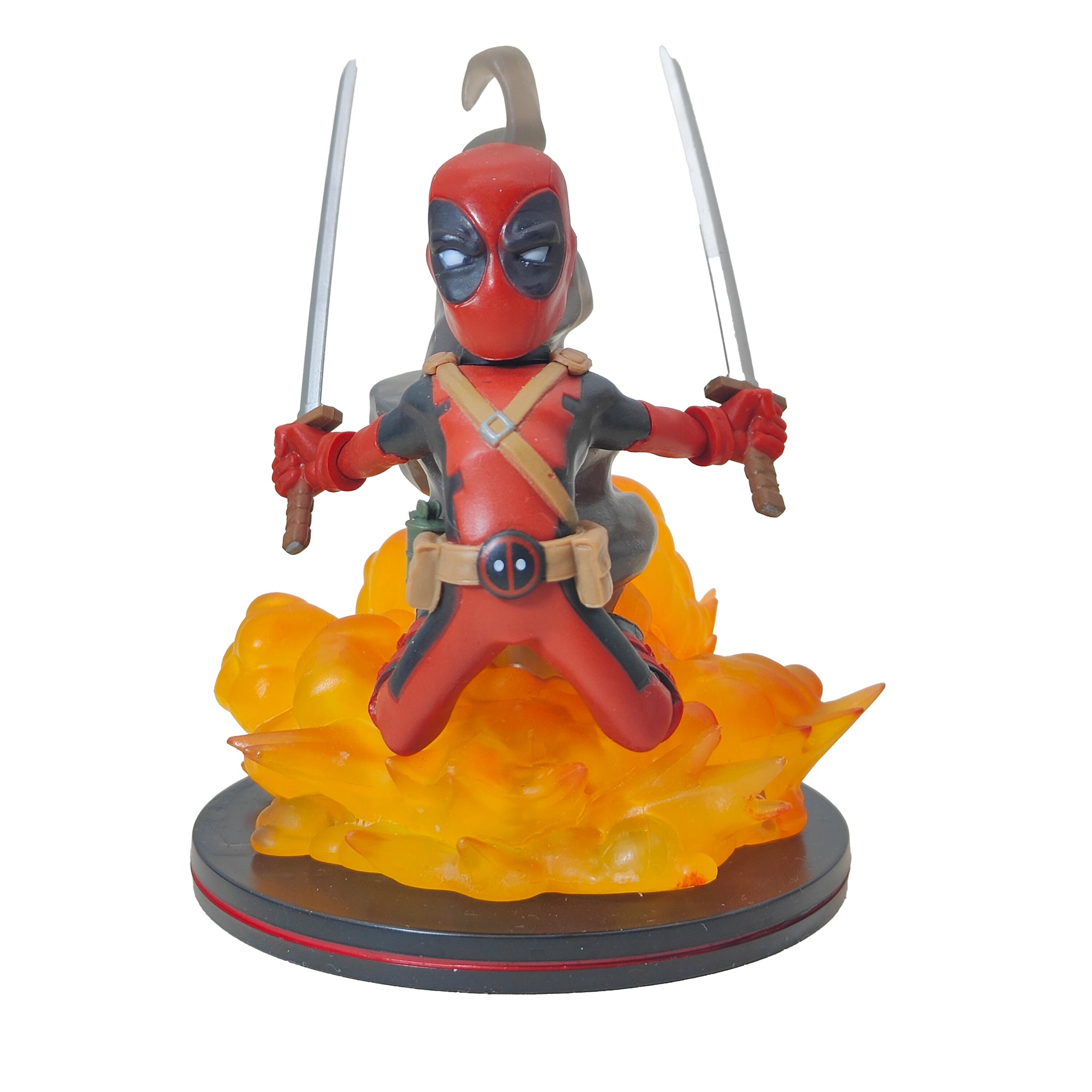 Marvel Deadpool Quantum Mechanix Q Fig Figure 2015 9cm Lootcrate Exclusive – Marvel Heroes, Quantum Mechanix, 9 cm, 2015, pre-owned collector piece, Uncanny Collectibles Dublin Ireland