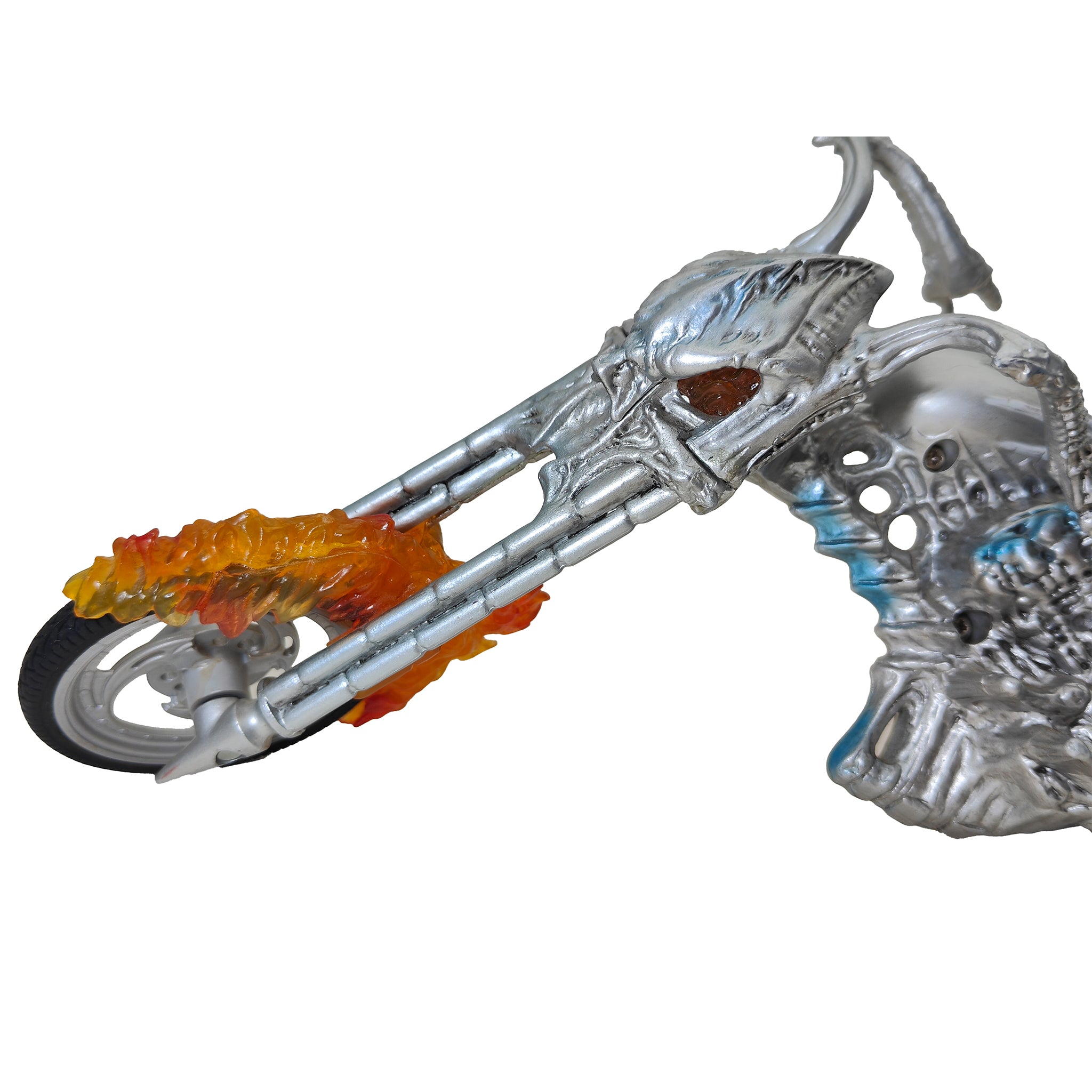 Marvel Ghost Rider Electronic Flame Cycle with Figure Hasbro 2007 – Marvel Heroes, Hasbro, 15 cm, 2007, pre-owned collector piece, Uncanny Collectibles Dublin Ireland