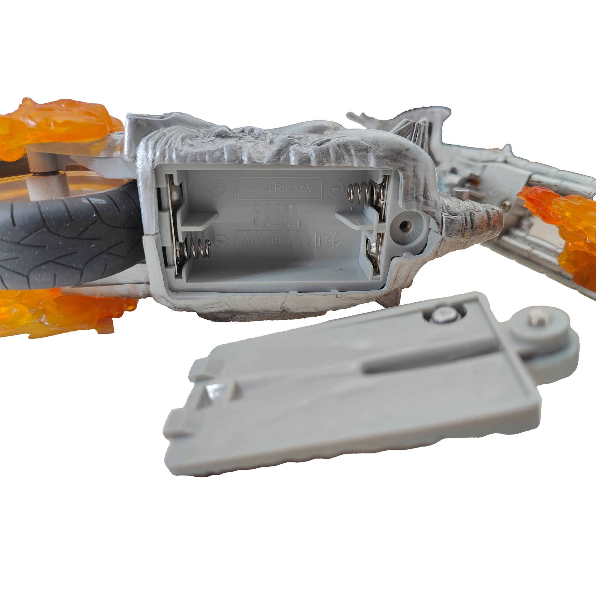Marvel Ghost Rider Electronic Flame Cycle with Figure Hasbro 2007 – Marvel Heroes, Hasbro, 15 cm, 2007, pre-owned collector piece, Uncanny Collectibles Dublin Ireland