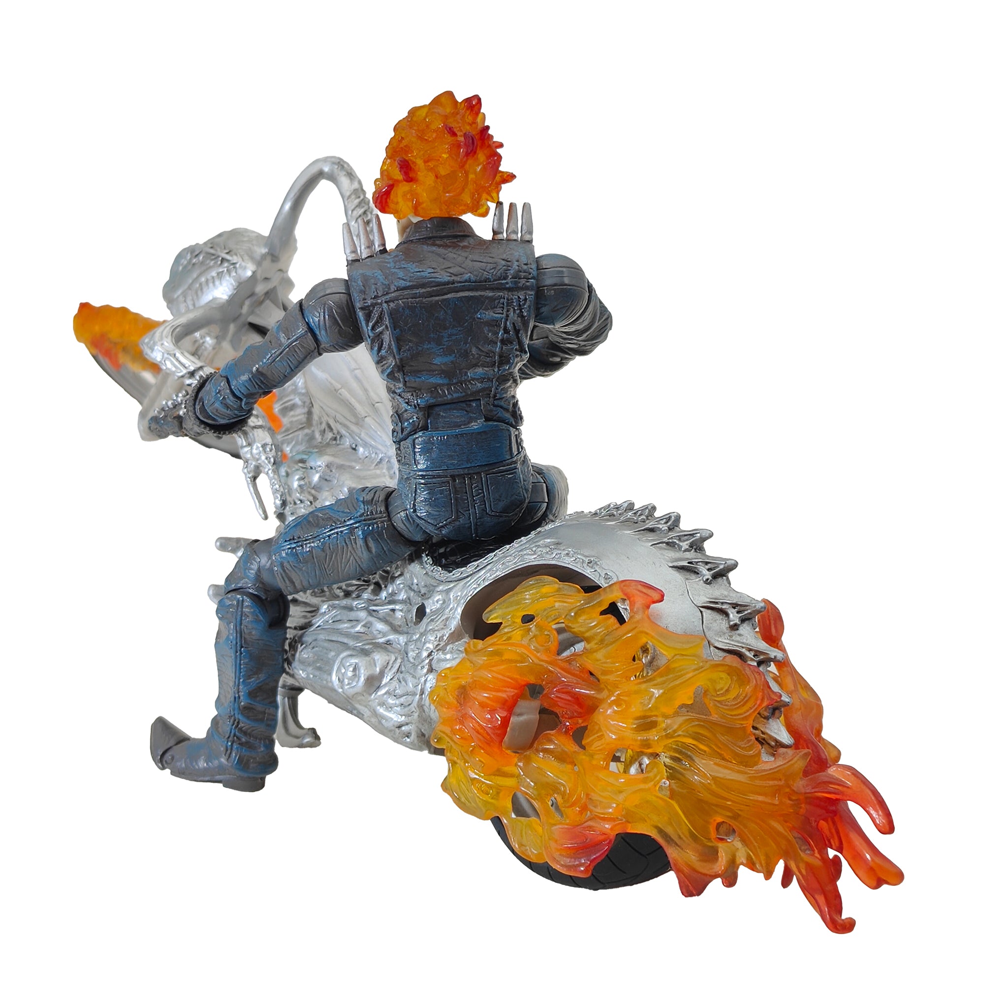 Marvel Ghost Rider Electronic Flame Cycle with Figure Hasbro 2007 – Marvel Heroes, Hasbro, 15 cm, 2007, pre-owned collector piece, Uncanny Collectibles Dublin Ireland