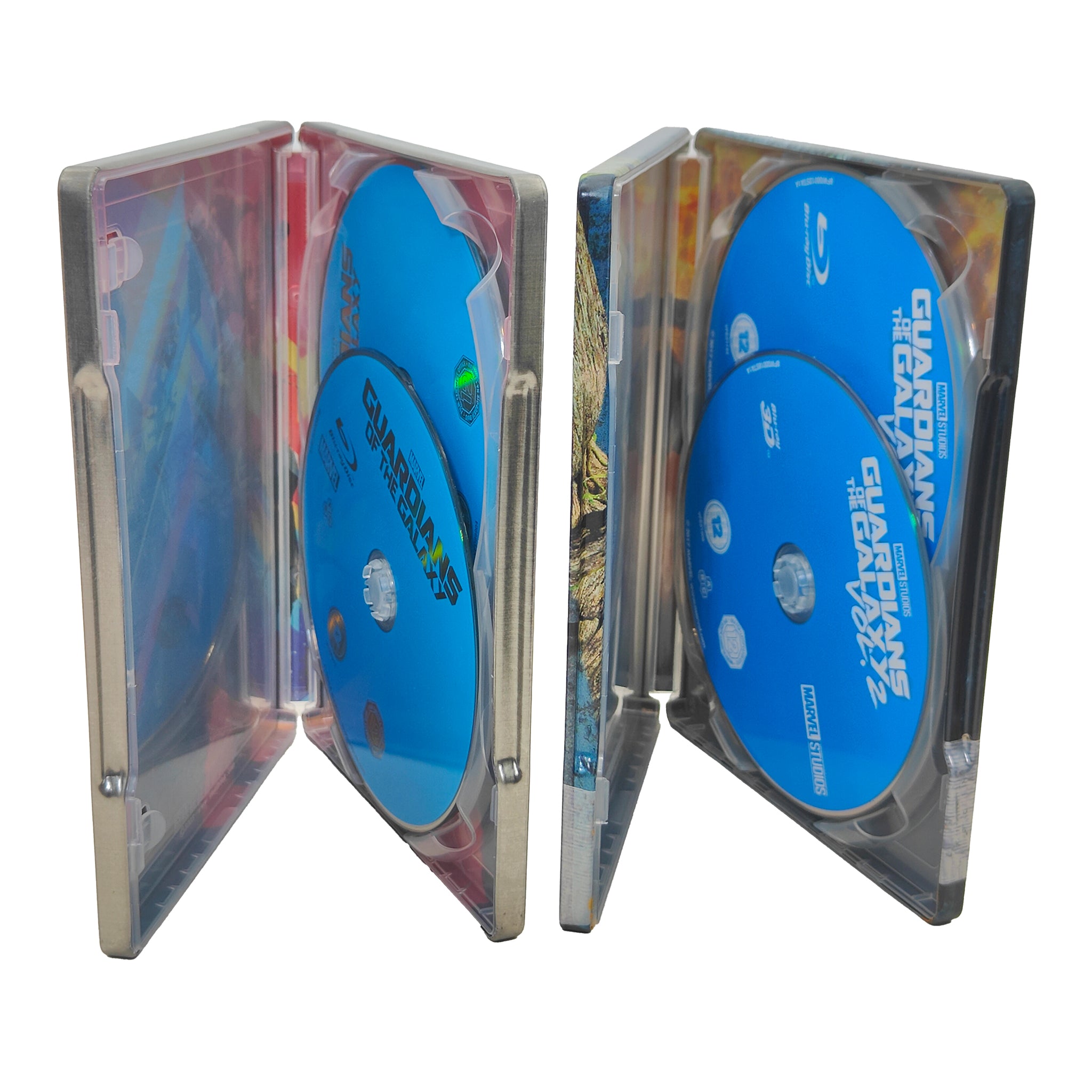 Marvel Guardians Of The Galaxy Vol 1 & Vol 2 Blu-ray Steelbook Bundle – Marvel Heroes, Disney, -, 2014, pre-owned collector piece, Uncanny Collectibles Dublin Ireland