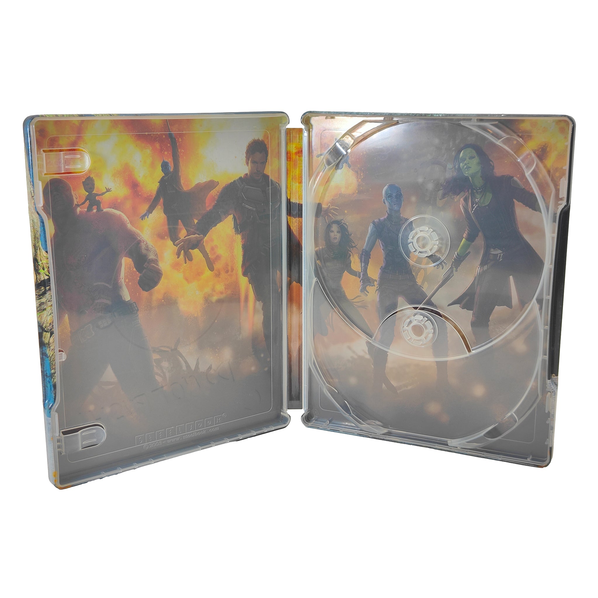 Marvel Guardians Of The Galaxy Vol 1 & Vol 2 Blu-ray Steelbook Bundle – Marvel Heroes, Disney, -, 2014, pre-owned collector piece, Uncanny Collectibles Dublin Ireland