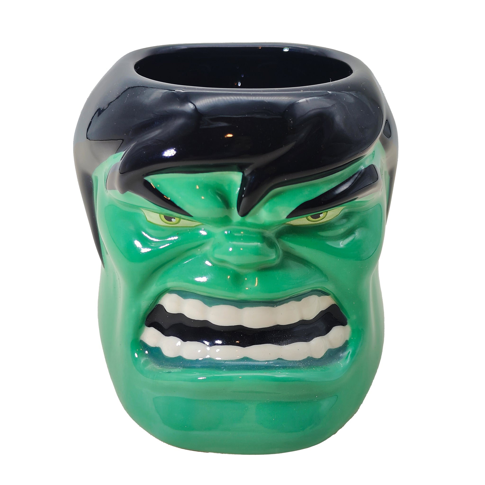 Marvel Incredible Hulk 3D Sculpted Disney Store Ceramic Mug 2012