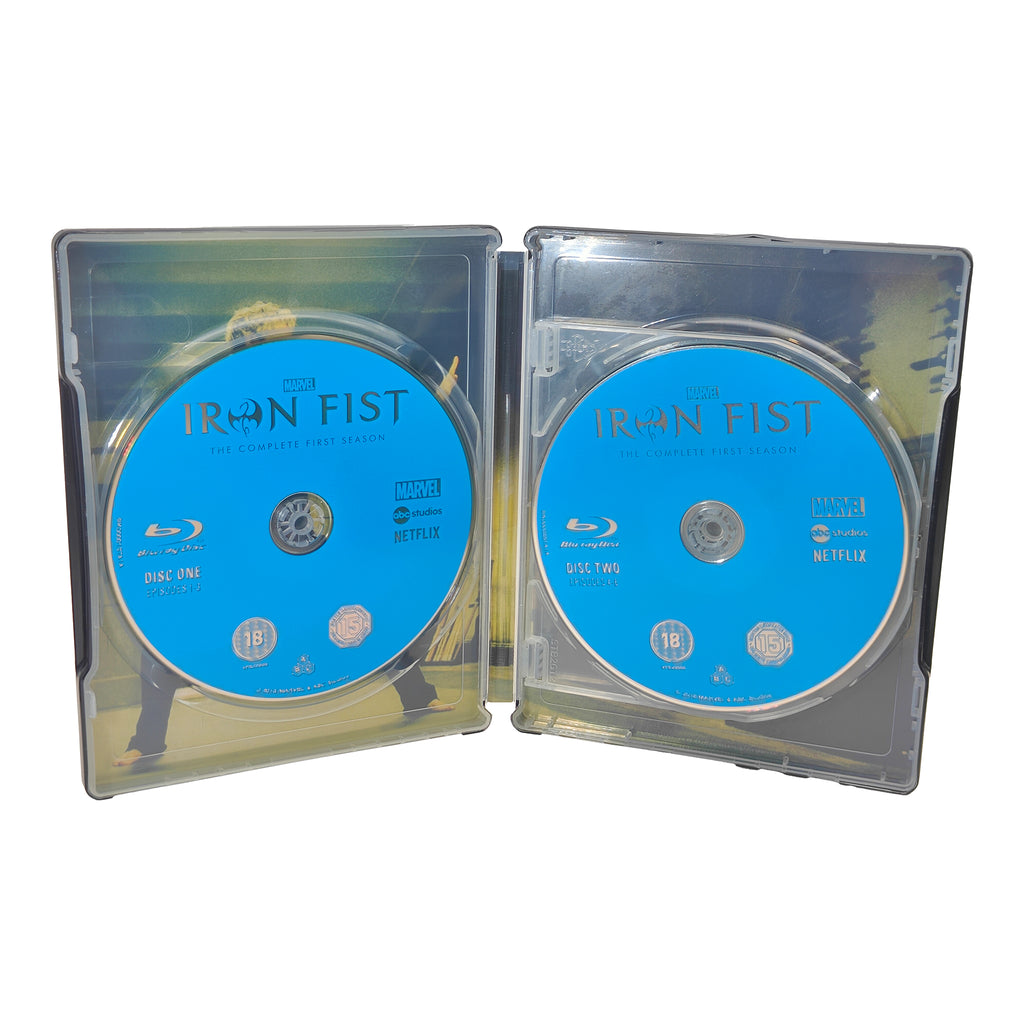 Marvel Iron Fist Netflix Complete Season 1 Blu-ray Steelbook 2018 – Marvel Heroes, Disney, -, 2018, pre-owned collector piece, Uncanny Collectibles Dublin Ireland