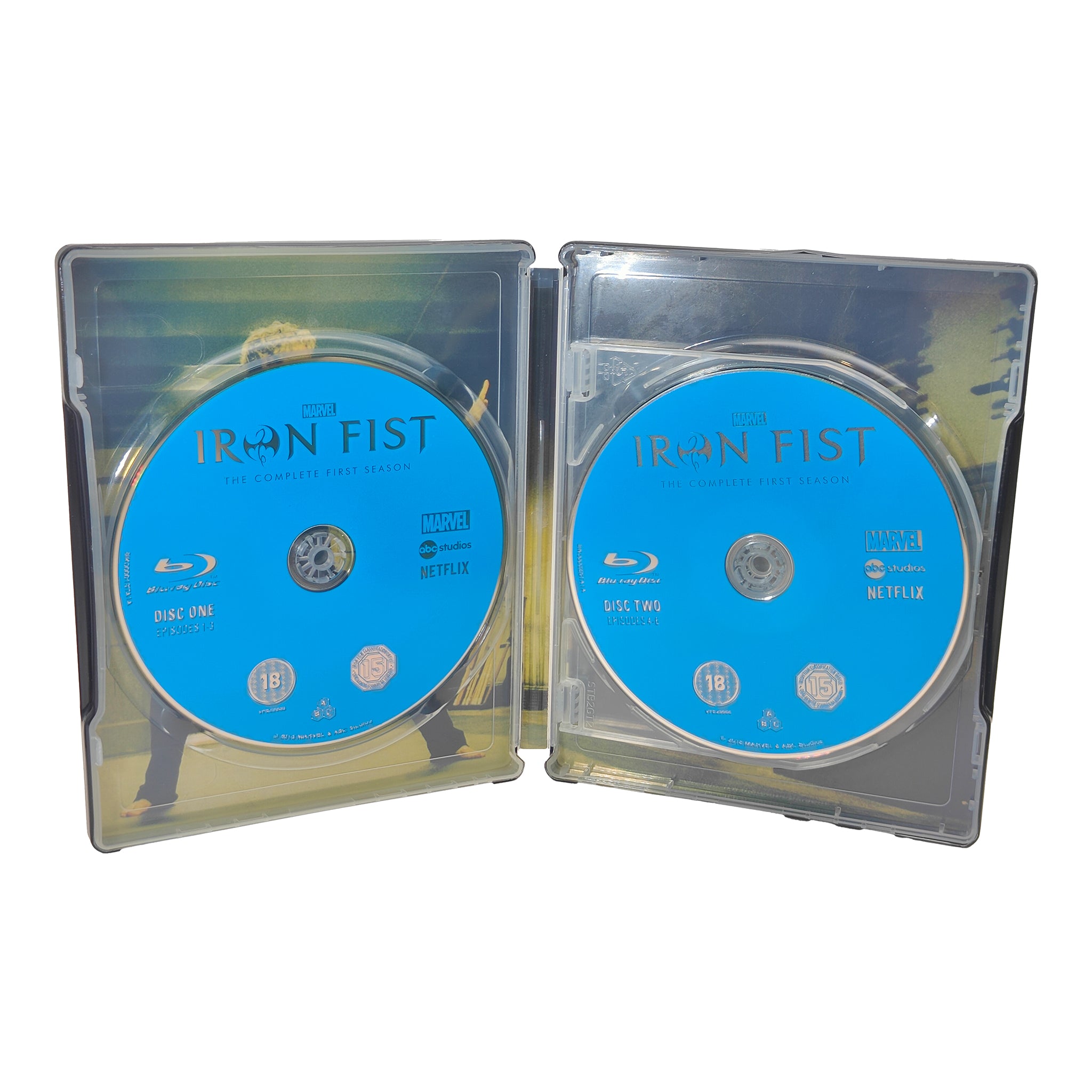 Marvel Iron Fist Netflix Complete Season 1 Blu-ray Steelbook 2018 – Marvel Heroes, Disney, -, 2018, pre-owned collector piece, Uncanny Collectibles Dublin Ireland
