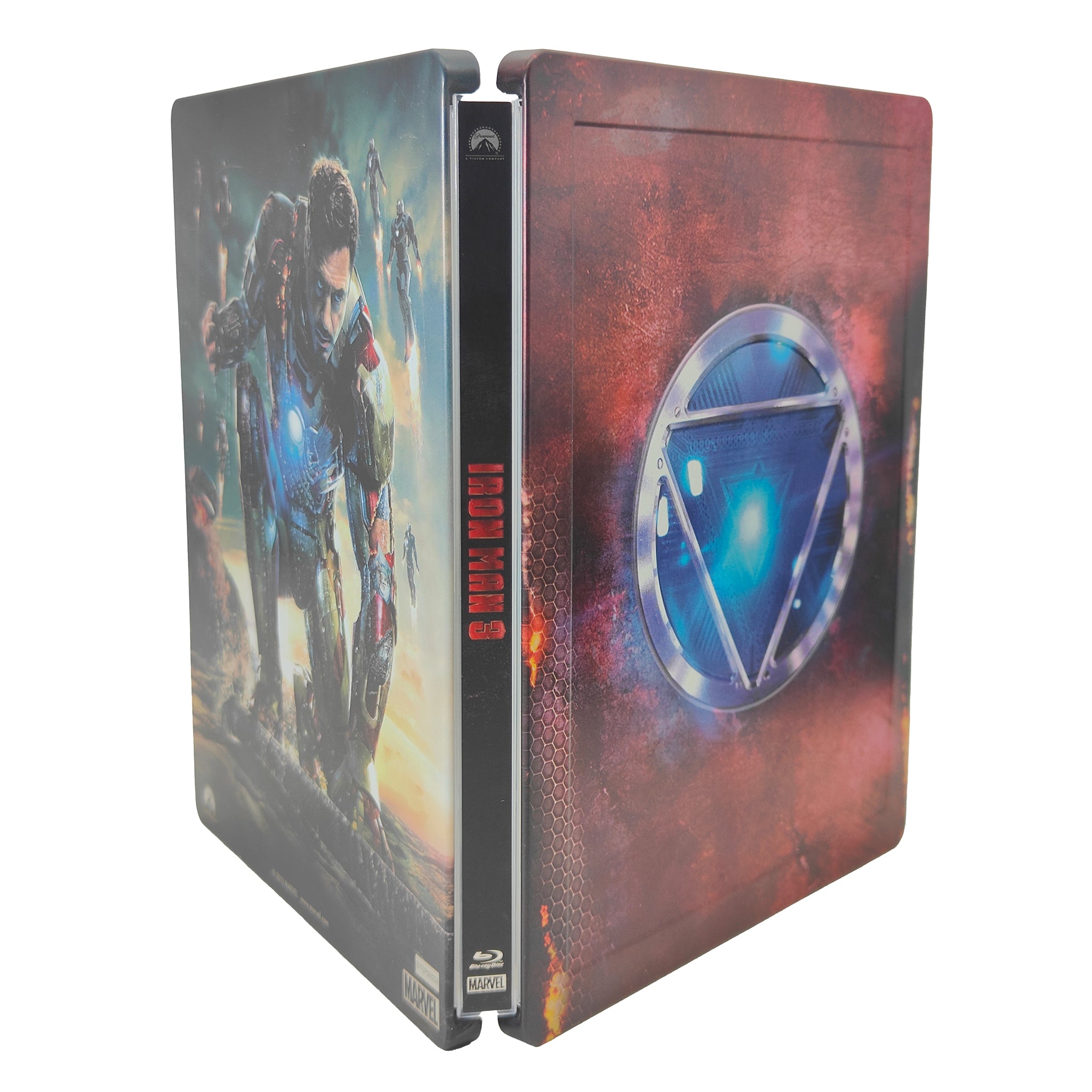 Marvel Iron Man 3 Blu-ray Steelbook Zavvi Exclusive – Marvel Heroes, Disney, -, 2013, pre-owned collector piece, Uncanny Collectibles Dublin Ireland