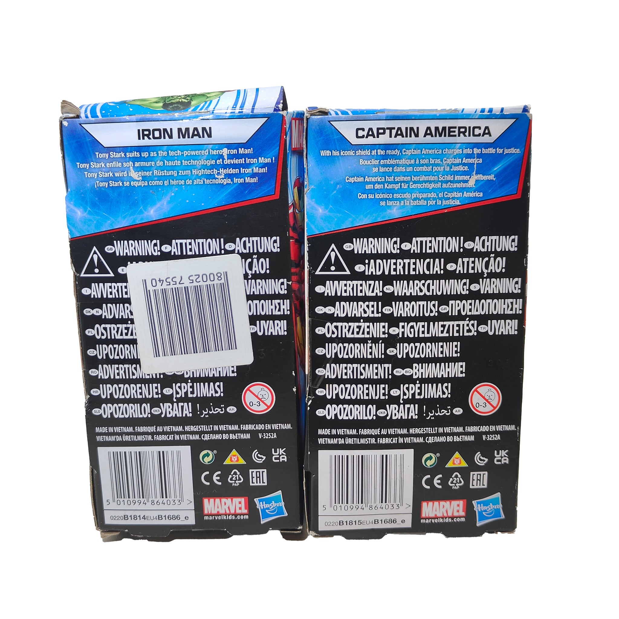 Marvel Iron Man and Captain America Hasbro Action Figure Bundle