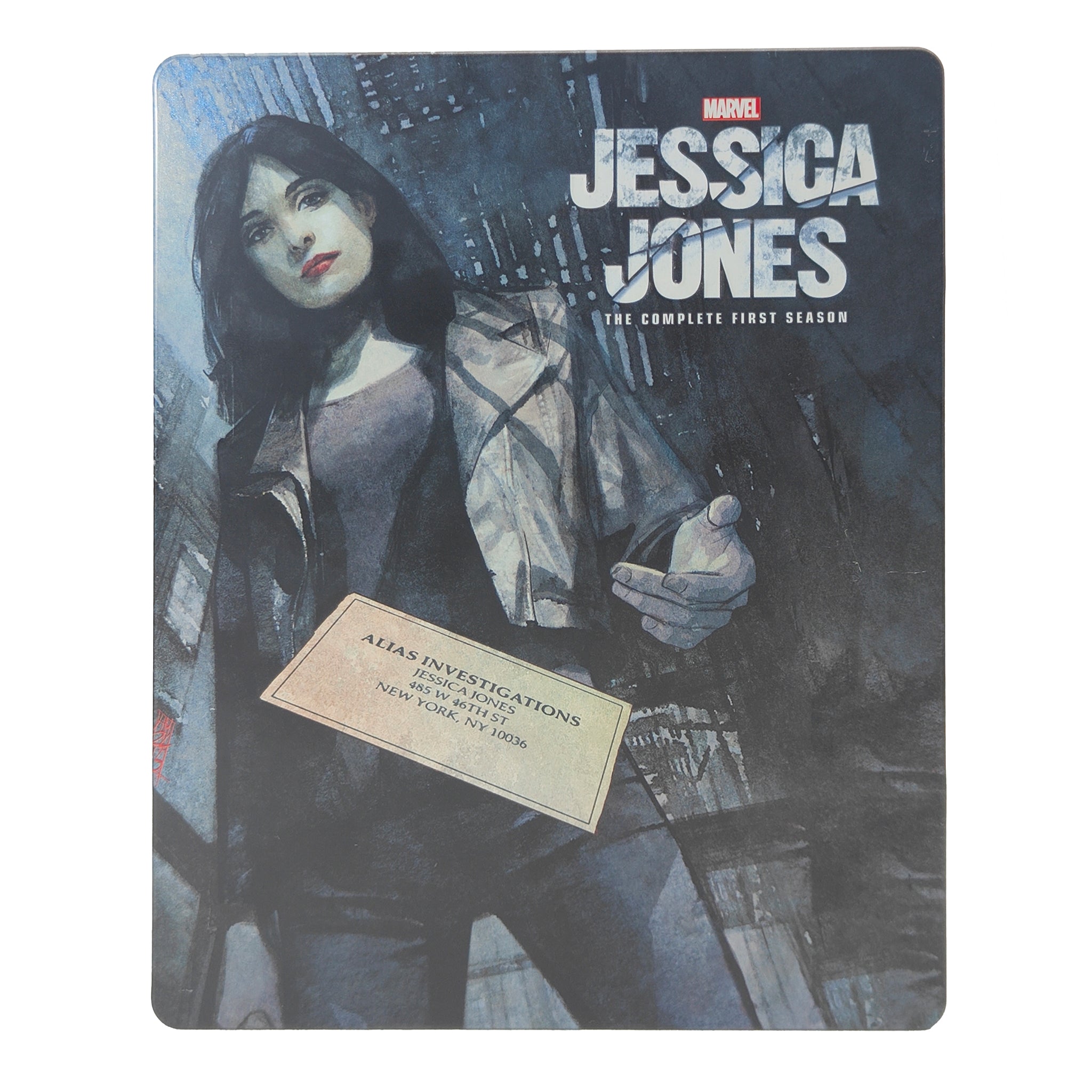 Marvel Jessica Jones Netflix Complete Season 1 Blu-ray Steelbook 2016 – Marvel Heroes, Disney, -, 2016, pre-owned collector piece, Uncanny Collectibles Dublin Ireland