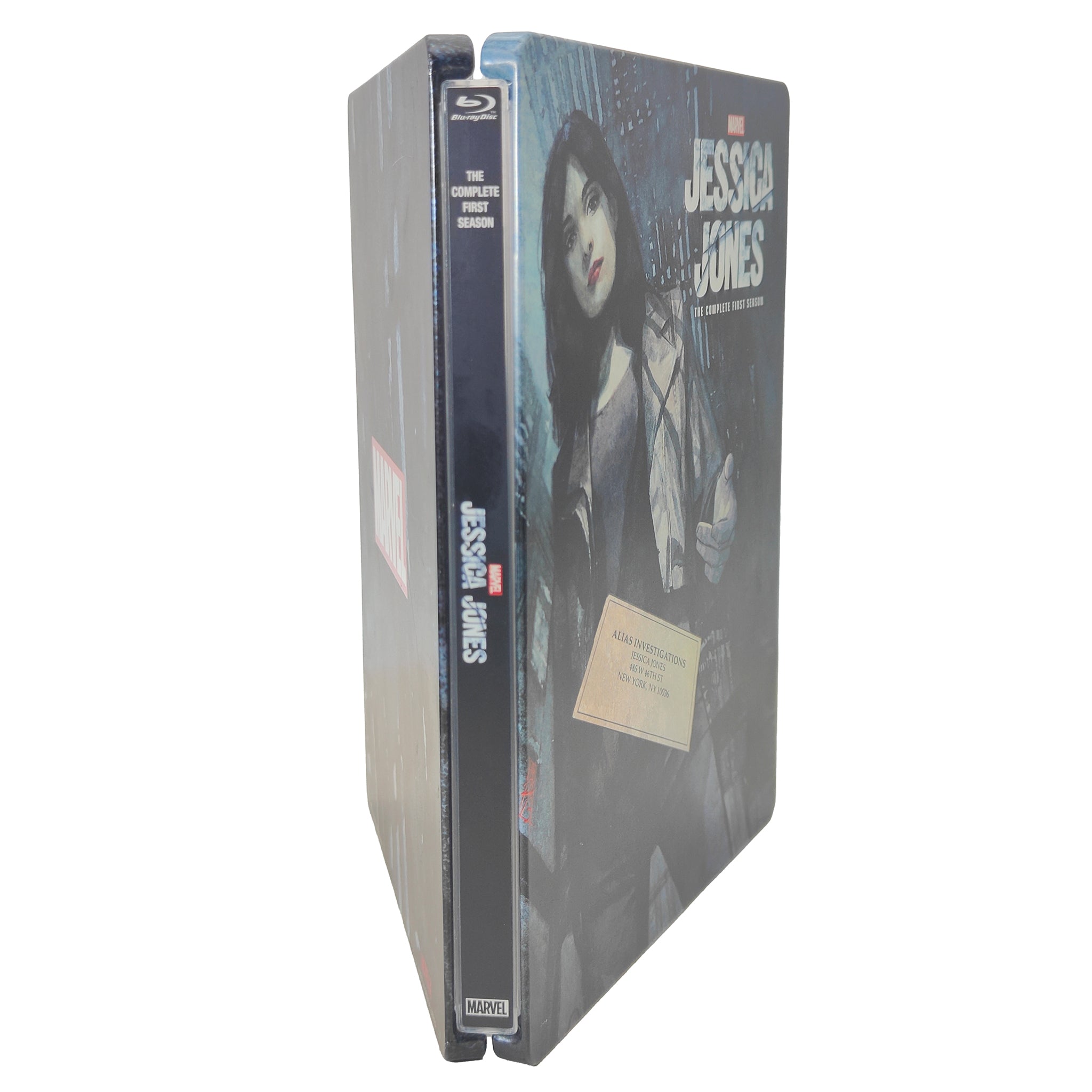 Marvel Jessica Jones Netflix Complete Season 1 Blu-ray Steelbook 2016 – Marvel Heroes, Disney, -, 2016, pre-owned collector piece, Uncanny Collectibles Dublin Ireland