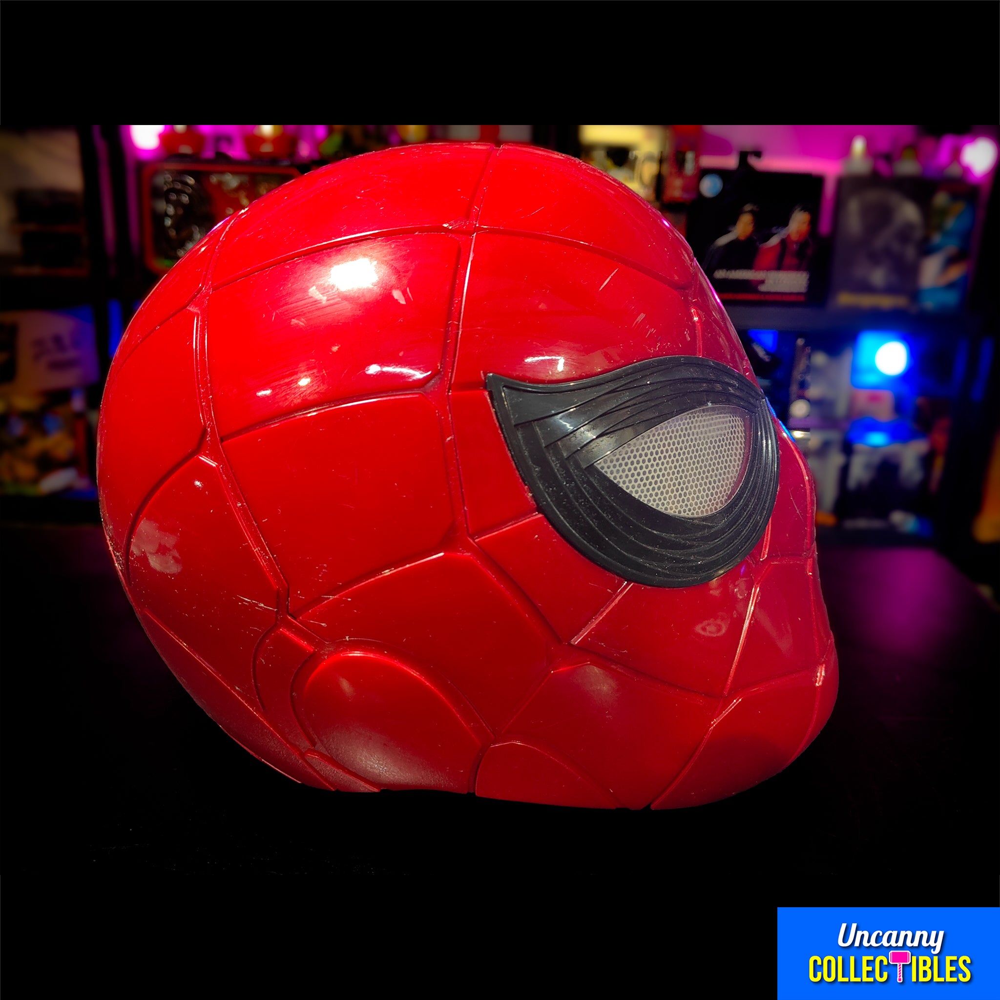 Marvel Legends Avengers Spider-Man Iron Spider Electronic Helmet Hasbro 2022 – Spider-Man, Hasbro, 35 cm, 2022, pre-owned collector piece, Uncanny Collectibles Dublin Ireland