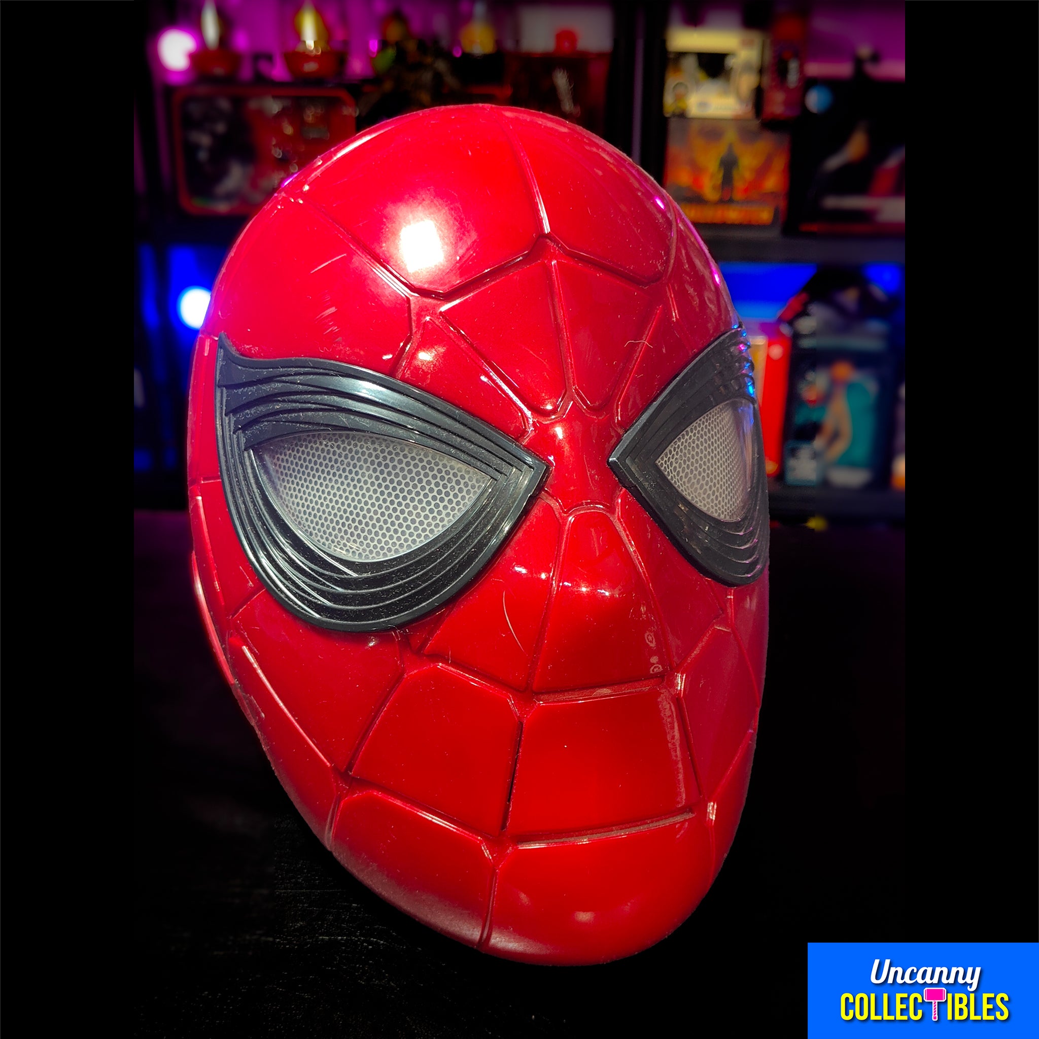 Marvel Legends Avengers Spider-Man Iron Spider Electronic Helmet Hasbro 2022 – Spider-Man, Hasbro, 35 cm, 2022, pre-owned collector piece, Uncanny Collectibles Dublin Ireland