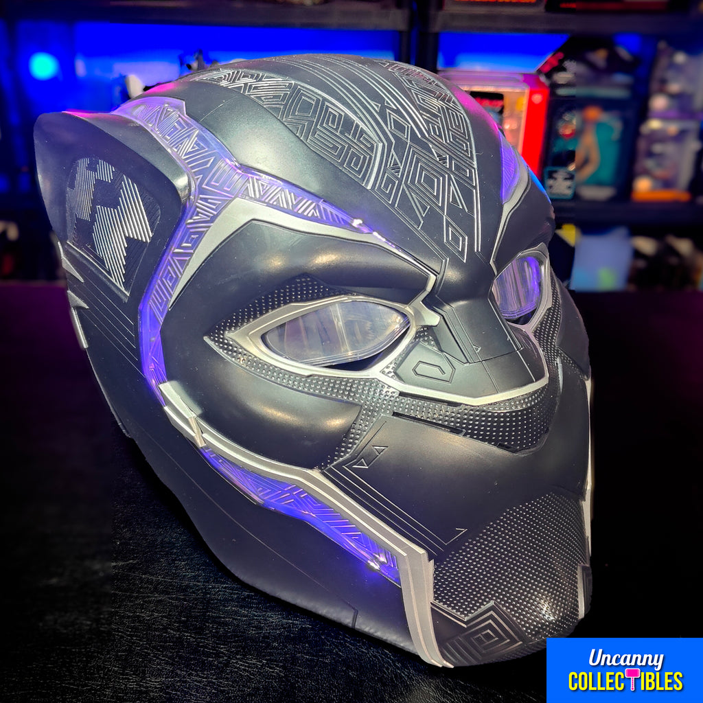 Marvel Legends Black Panther Electronic Helmet Hasbro 2022 – Avengers, Hasbro, 35 cm, 2019, pre-owned collector piece, Uncanny Collectibles Dublin Ireland