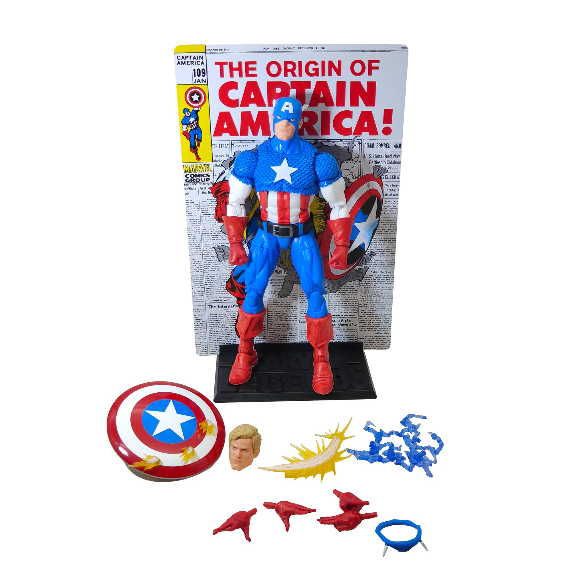Marvel Legends Captain America 20th Anniversary Hasbro  Actoin Figure
