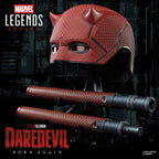 Marvel Legends Daredevil Born Again  1:1 Premium Roleplay Mask and Billy Club Hasbro