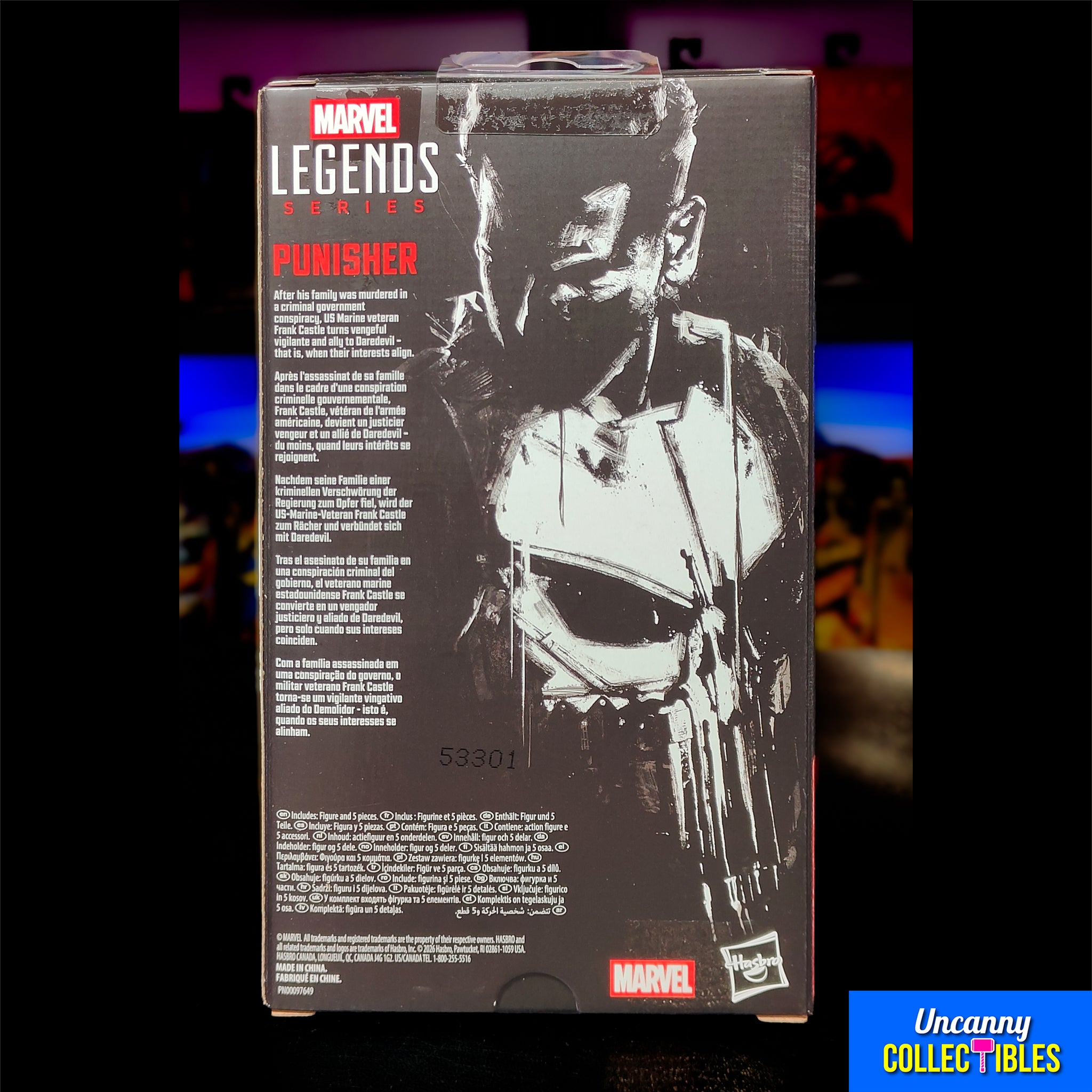 Marvel Legends Daredevil Born Again Punisher Hasbro Action Figure – Marvel Heroes, Hasbro, 15 cm, brand new collector item, Uncanny Collectibles Dublin Ireland