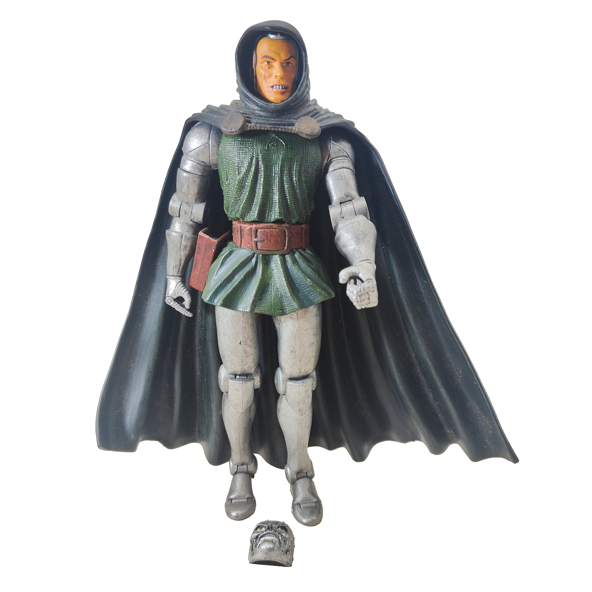 Marvel Legends Doctor Doom Fantastic Four Series II Toy Biz Action Figure 2002 – Fantastic Four, Toy Biz, 15 cm, 2002, pre-owned collector piece, Uncanny Collectibles Dublin Ireland