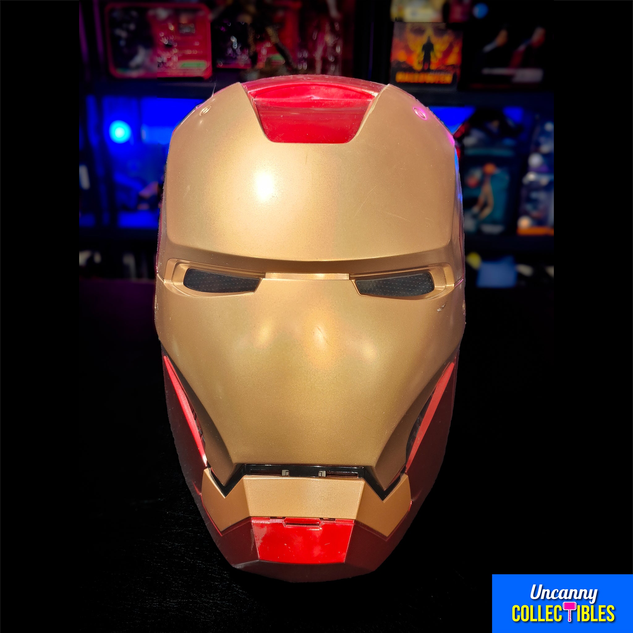Marvel Legends Iron Man Electronic Helmet Hasbro 2019 – Avengers, Hasbro, 35 cm, 2019, pre-owned collector piece, Uncanny Collectibles Dublin Ireland