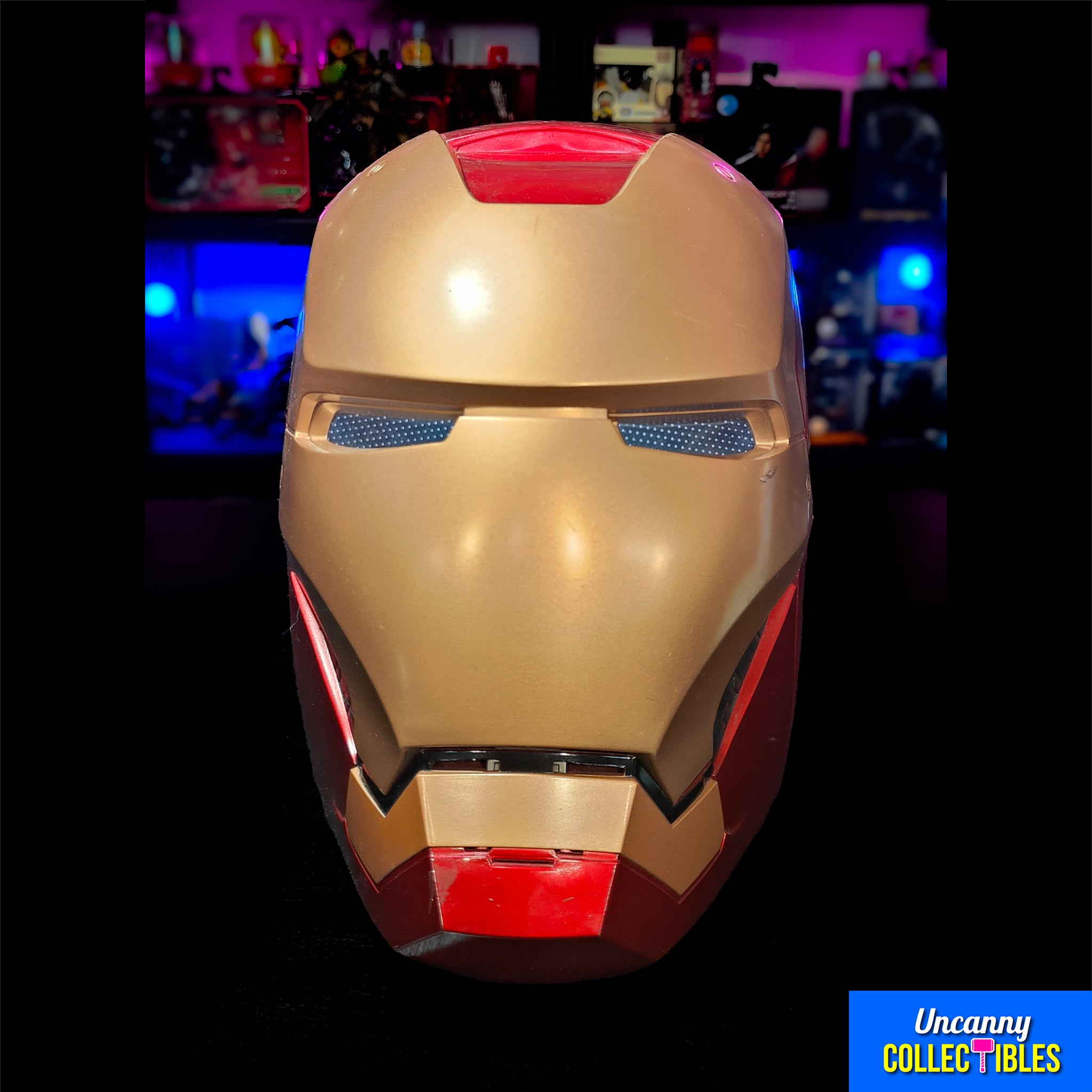 Marvel Legends Iron Man Electronic Helmet Hasbro 2019 – Avengers, Hasbro, 35 cm, 2019, pre-owned collector piece, Uncanny Collectibles Dublin Ireland