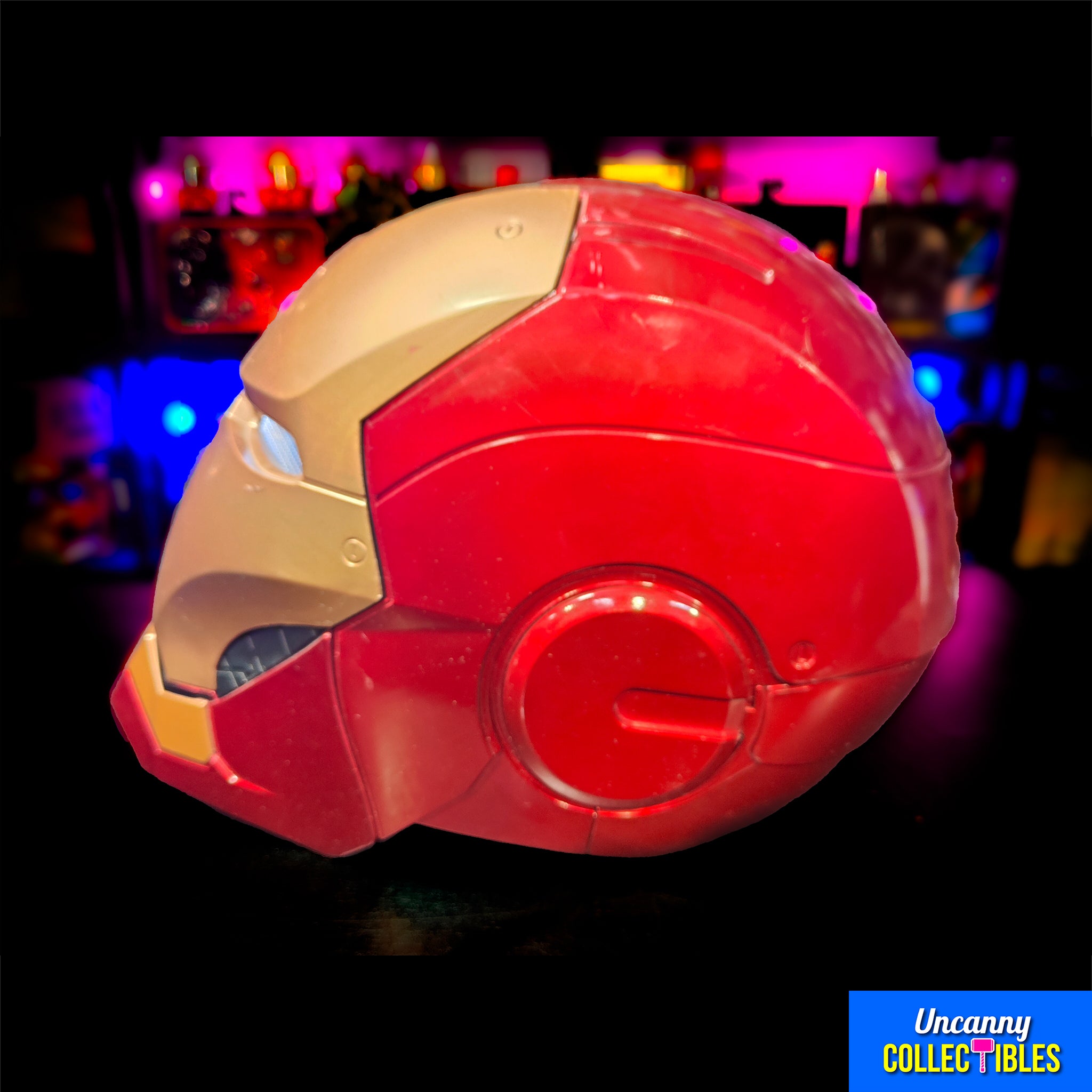 Marvel Legends Iron Man Electronic Helmet Hasbro 2019 – Avengers, Hasbro, 35 cm, 2019, pre-owned collector piece, Uncanny Collectibles Dublin Ireland