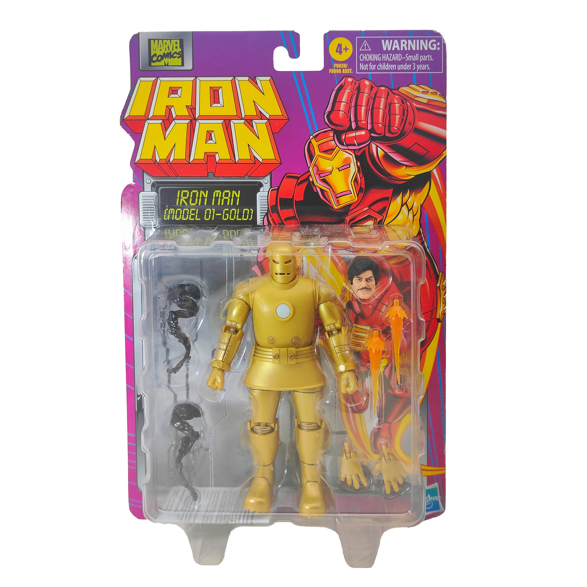 Marvel Legends Iron Man Model 01 Gold Hasbro Action Figure – Avengers, Hasbro, 18 cm, pre-owned collector piece, Uncanny Collectibles Dublin Ireland