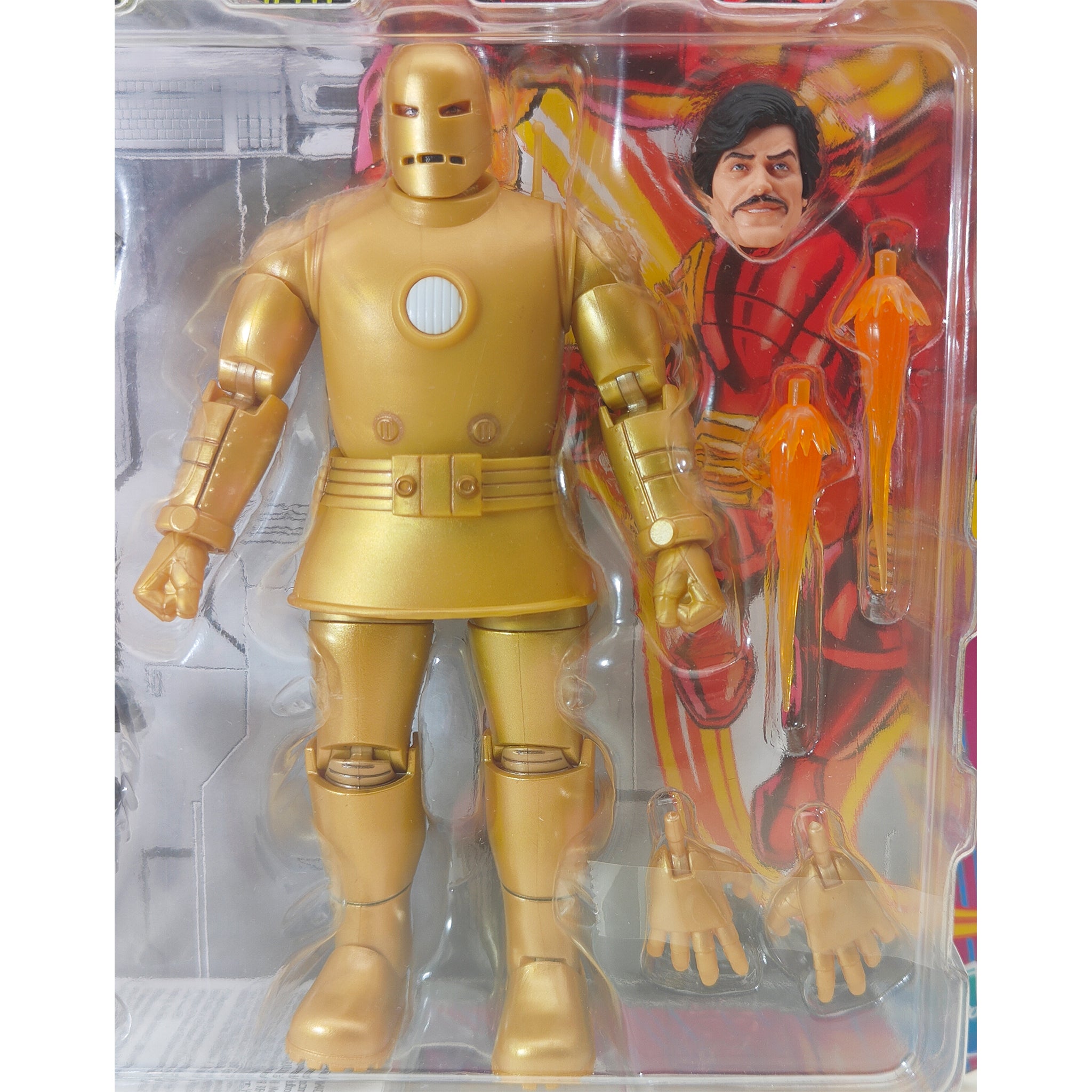Marvel Legends Iron Man Model 01 Gold Hasbro Action Figure – Avengers, Hasbro, 18 cm, pre-owned collector piece, Uncanny Collectibles Dublin Ireland