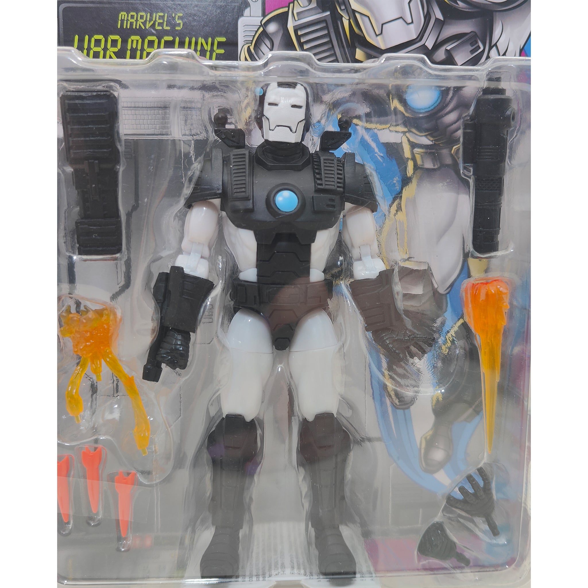 Marvel Legends Iron Man Retro Collection War Machine Action Figure Hasbro 2022 15cm – Avengers, Hasbro, 15 cm, 2022, pre-owned collector piece, Uncanny Collectibles Dublin Ireland