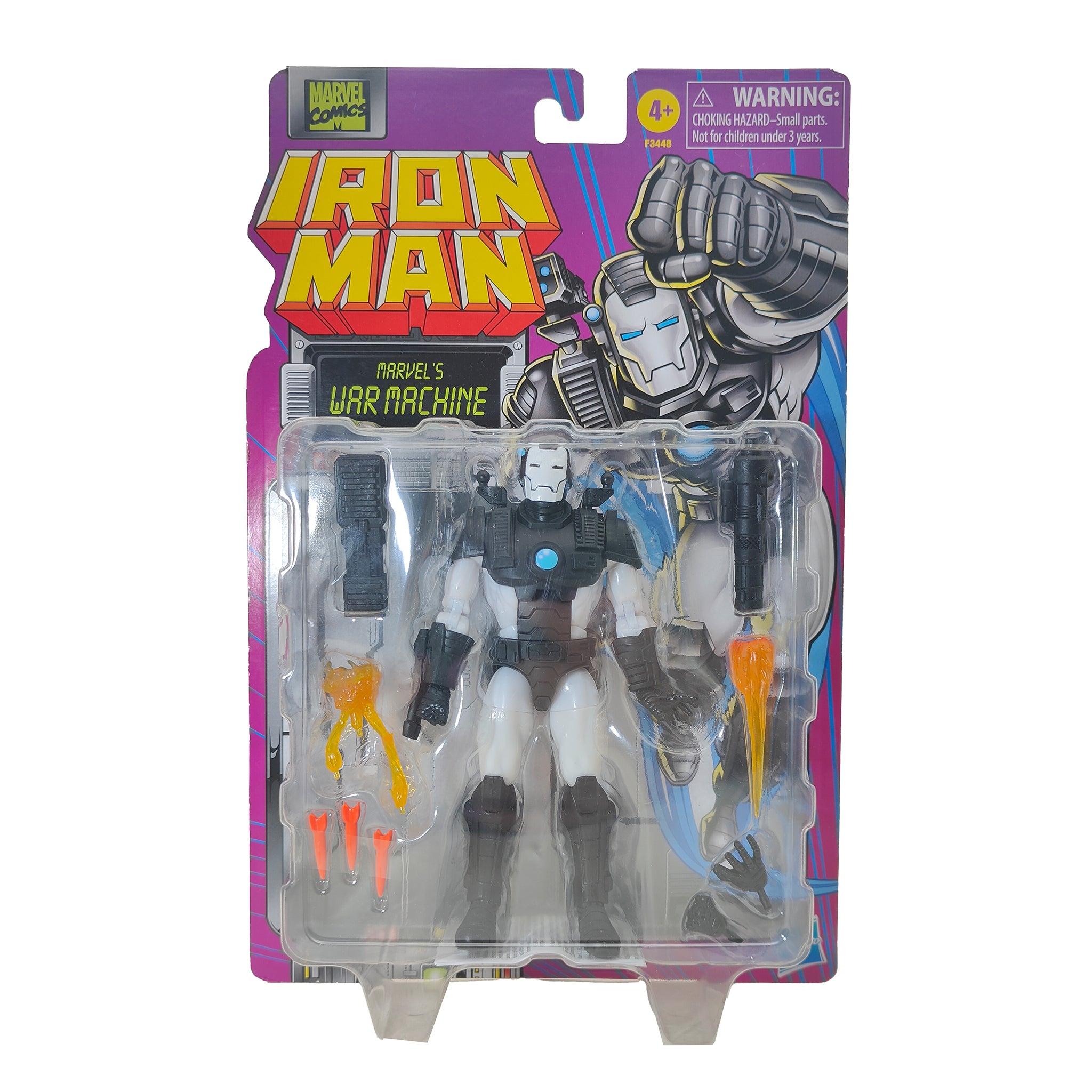 Marvel Legends Iron Man Retro Collection War Machine Action Figure Hasbro 2022 15cm – Avengers, Hasbro, 15 cm, 2022, pre-owned collector piece, Uncanny Collectibles Dublin Ireland