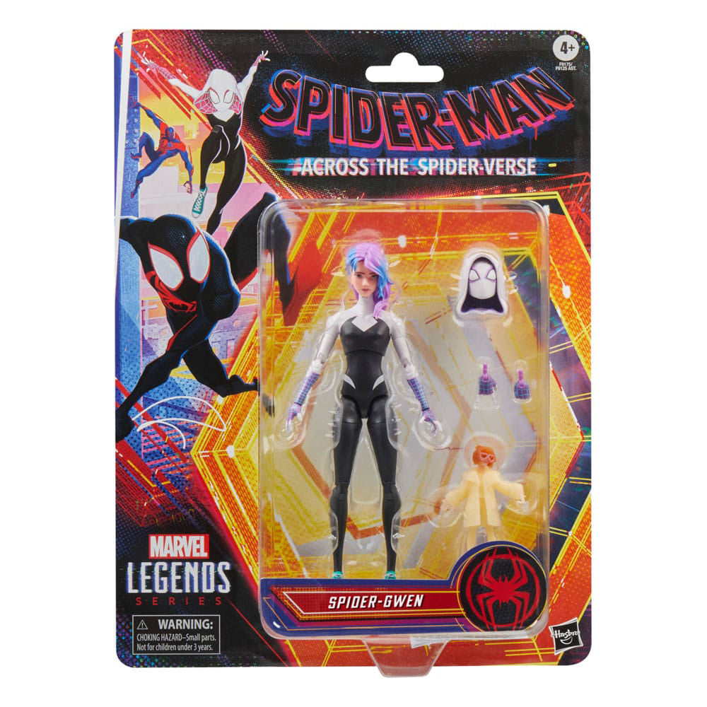 Marvel Legends Spider-Man Across the Spider-Verse Spider-Gwen 15 cm Action Figure – Spider-Man, Hasbro, 15 cm, 2005, brand new collector item, Uncanny Collectibles Dublin Ireland