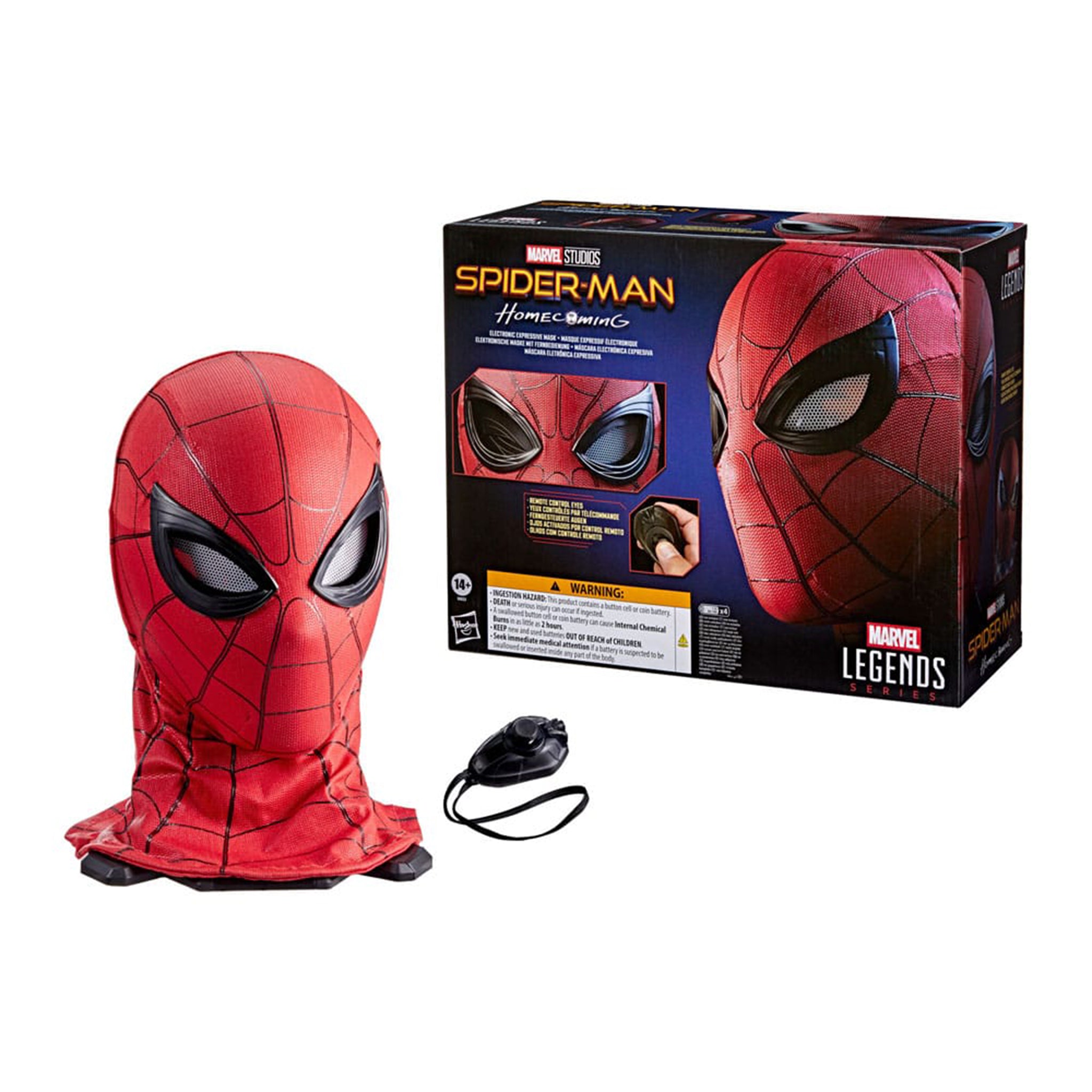 Marvel Legends Spider-Man Homecoming Hasbro Electronic Expressive 1:1 Roleplay Mask