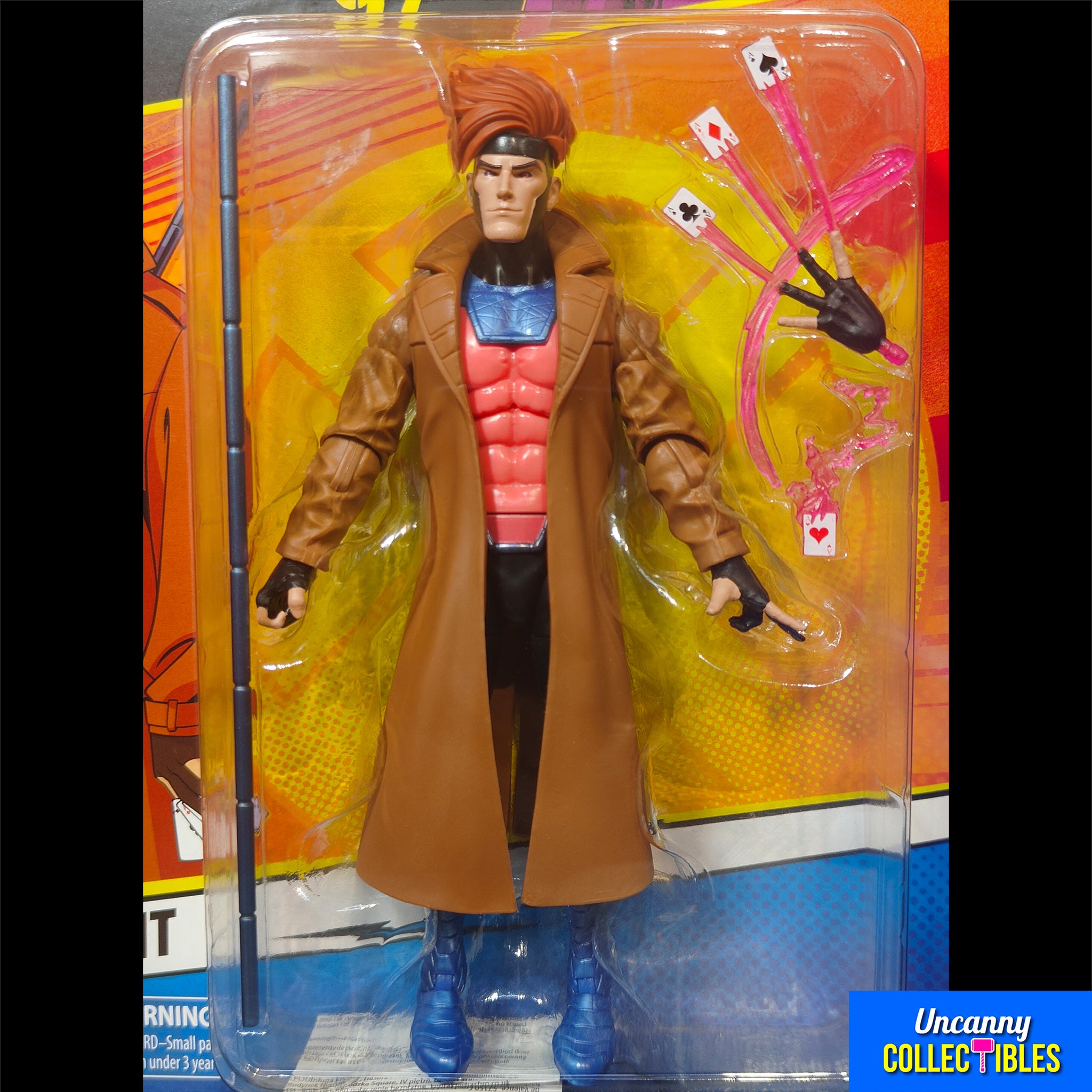 Marvel Legends X-Men 97 Gambit Hasbro Action Figure 15cm – X-Men, Hasbro, 15 cm, 2024, brand new collector item, Uncanny Collectibles Dublin Ireland