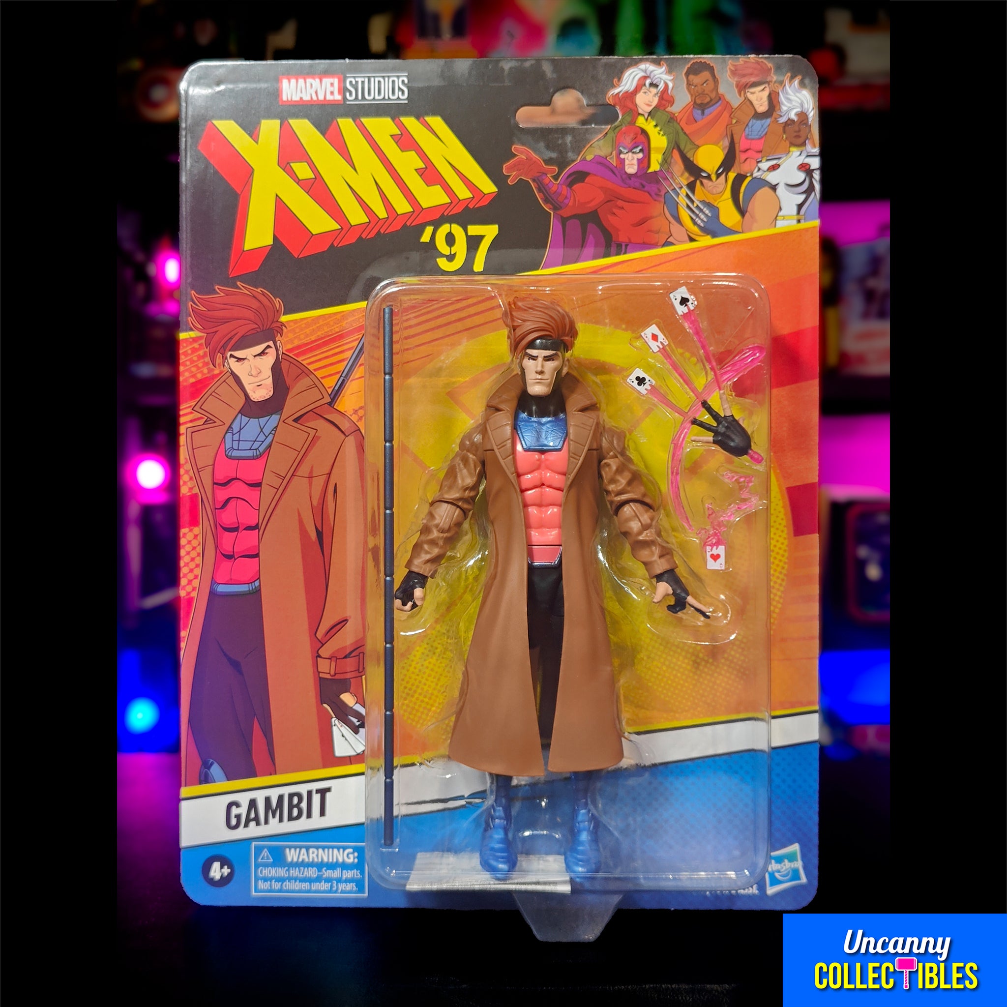 Marvel Legends X-Men 97 Gambit Hasbro Action Figure 15cm – X-Men, Hasbro, 15 cm, 2024, brand new collector item, Uncanny Collectibles Dublin Ireland