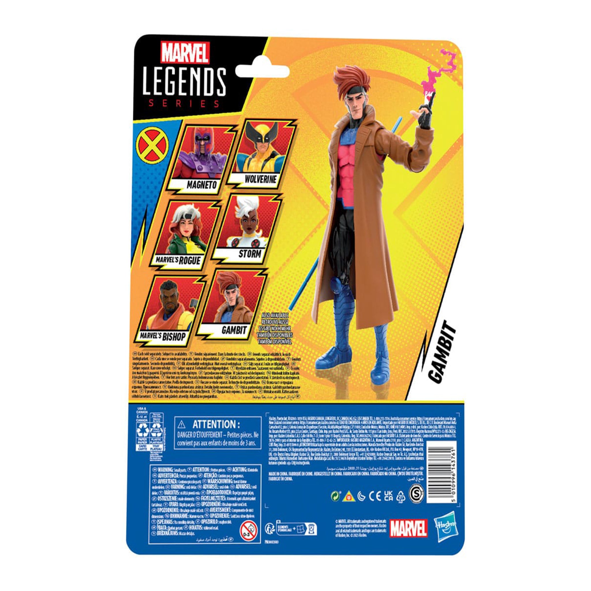 Marvel Legends X-Men 97 Gambit Hasbro Action Figure 15cm – X-Men, Hasbro, 15 cm, 2024, brand new collector item, Uncanny Collectibles Dublin Ireland