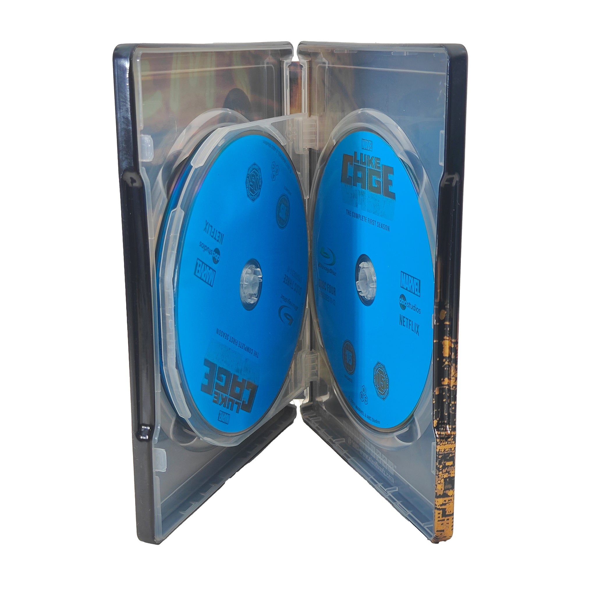 Marvel Luke Cage Netflix Complete Season 1 Blu-ray Steelbook Zavvi Exclusive – Marvel Heroes, Disney, -, 2017, pre-owned collector piece, Uncanny Collectibles Dublin Ireland