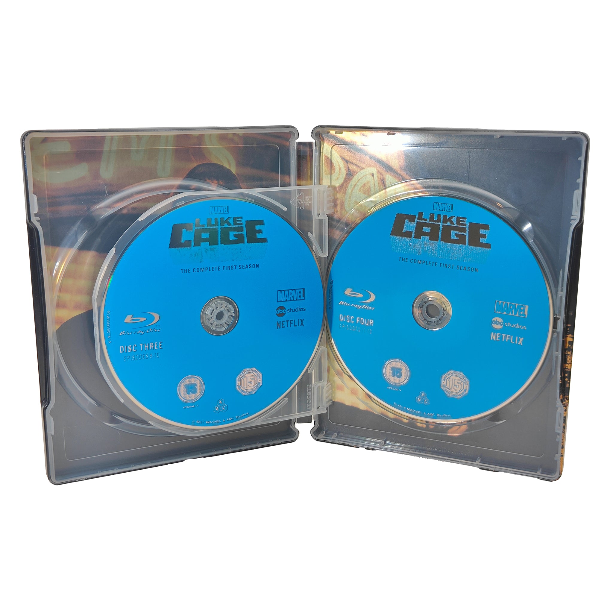 Marvel Luke Cage Netflix Complete Season 1 Blu-ray Steelbook Zavvi Exclusive – Marvel Heroes, Disney, -, 2017, pre-owned collector piece, Uncanny Collectibles Dublin Ireland