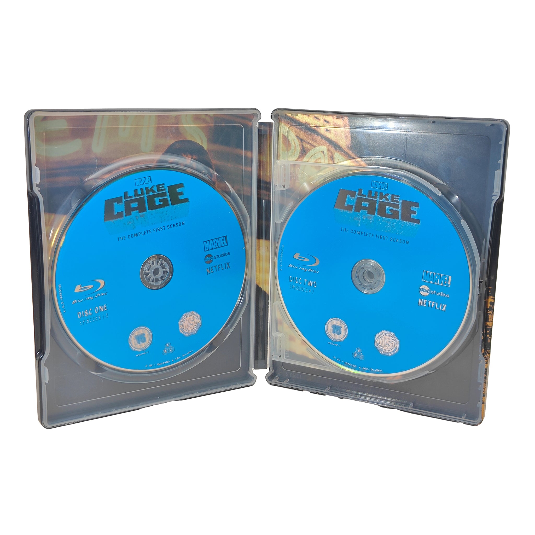 Marvel Luke Cage Netflix Complete Season 1 Blu-ray Steelbook Zavvi Exclusive – Marvel Heroes, Disney, -, 2017, pre-owned collector piece, Uncanny Collectibles Dublin Ireland