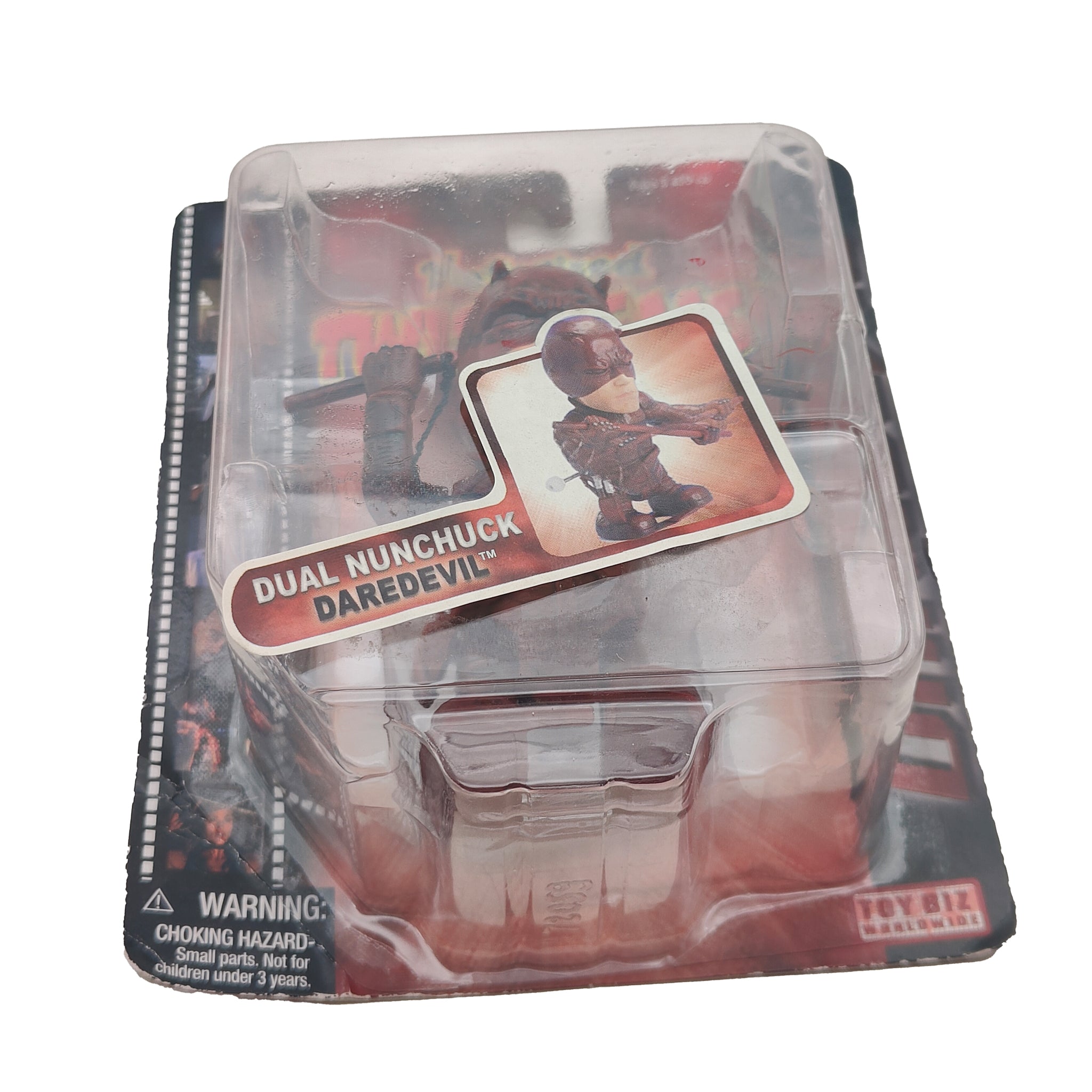 Marvel Motorized Twist Ems Dual Nunchuck Daredevil  Toy Biz Mini Figure 2004 9cm – Daredevil, Toy Biz, 12 cm, 2004, pre-owned collector piece, Uncanny Collectibles Dublin Ireland