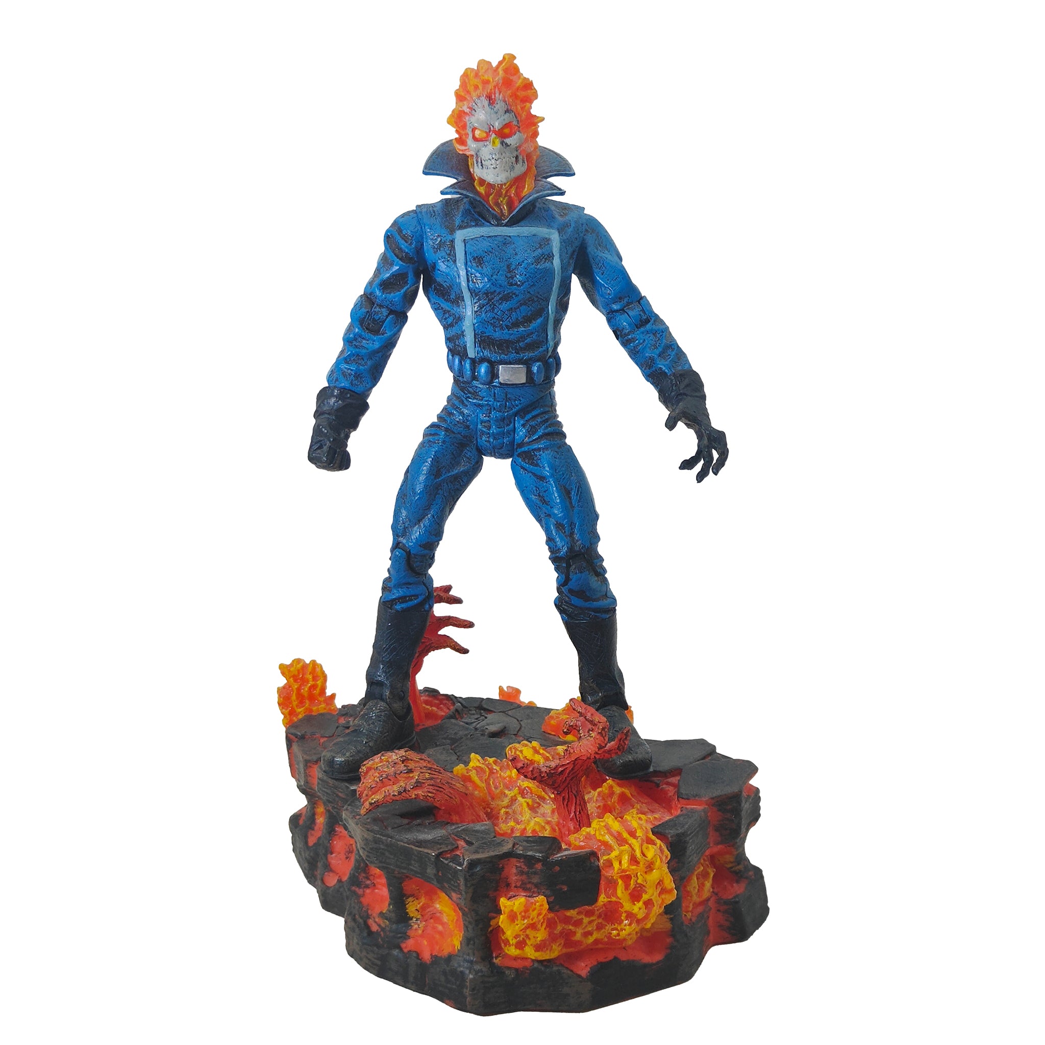 Marvel Select Ghost Rider Johnny Blaze Action Figure 2024 – Marvel Heroes, Diamond Select Toys, 18 cm, 2024, pre-owned collector piece, Uncanny Collectibles Dublin Ireland