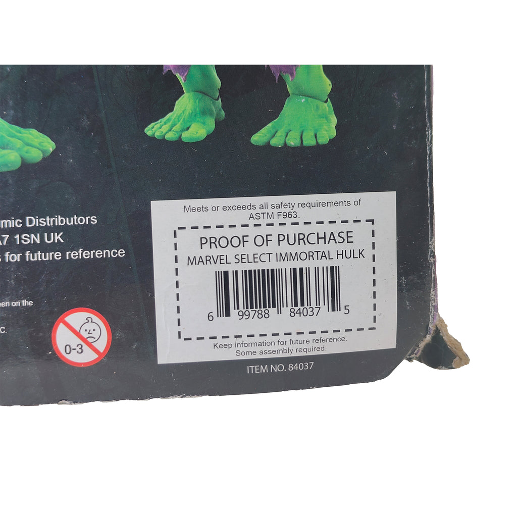 Marvel Select Immortal Hulk Action Figure 2020 20cm – Marvel Heroes, Diamond Select Toys, 20 cm, 2020, pre-owned collector piece, Uncanny Collectibles Dublin Ireland