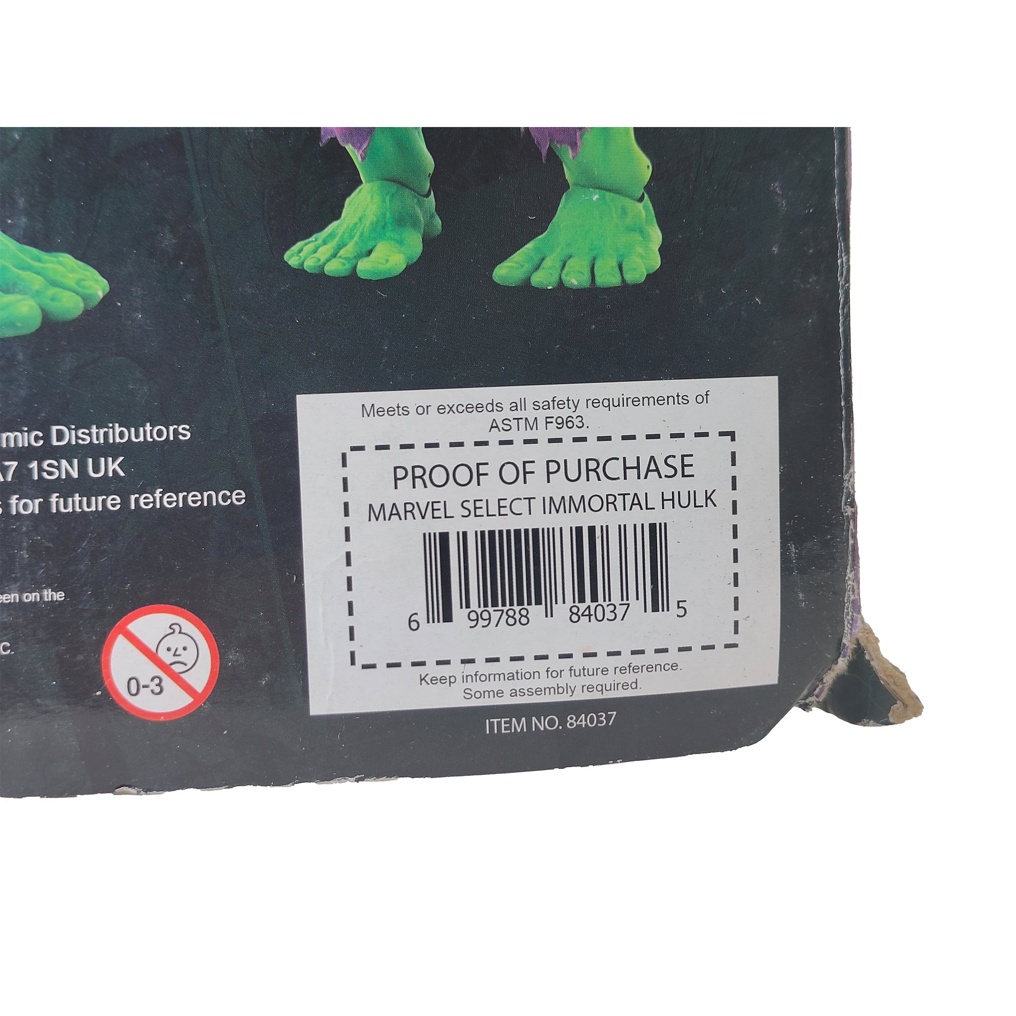 Marvel Select Immortal Hulk Action Figure 2020 20cm – Marvel Heroes, Diamond Select Toys, 20 cm, 2020, pre-owned collector piece, Uncanny Collectibles Dublin Ireland