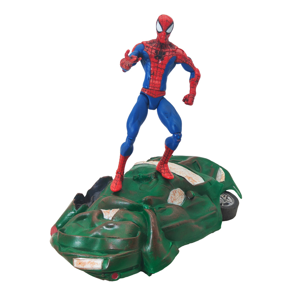 Marvel Select Spider-Man With Crushed Car Action Figure 2010