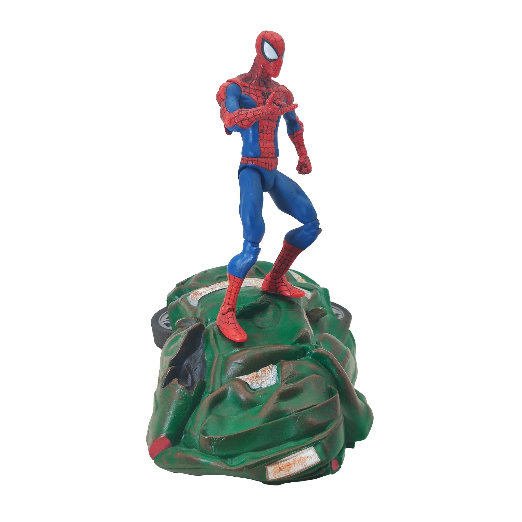 Marvel Select Spider-Man With Crushed Car Action Figure 2010