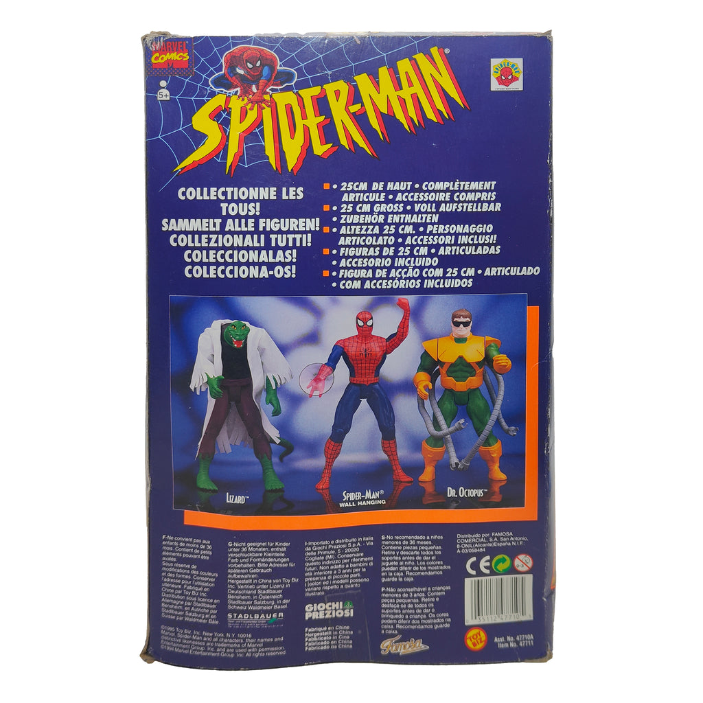 Marvel Spider-Man Wall Hanging Figure Toy Biz Action Figure 1995 – Spider-Man, Toy Biz, 30 cm, 1995, pre-owned collector piece, Uncanny Collectibles Dublin Ireland