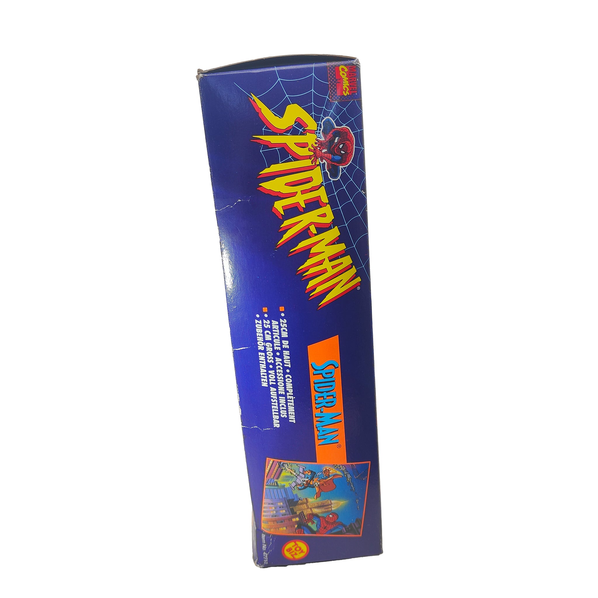Marvel Spider-Man Wall Hanging Figure Toy Biz Action Figure 1995 – Spider-Man, Toy Biz, 30 cm, 1995, pre-owned collector piece, Uncanny Collectibles Dublin Ireland