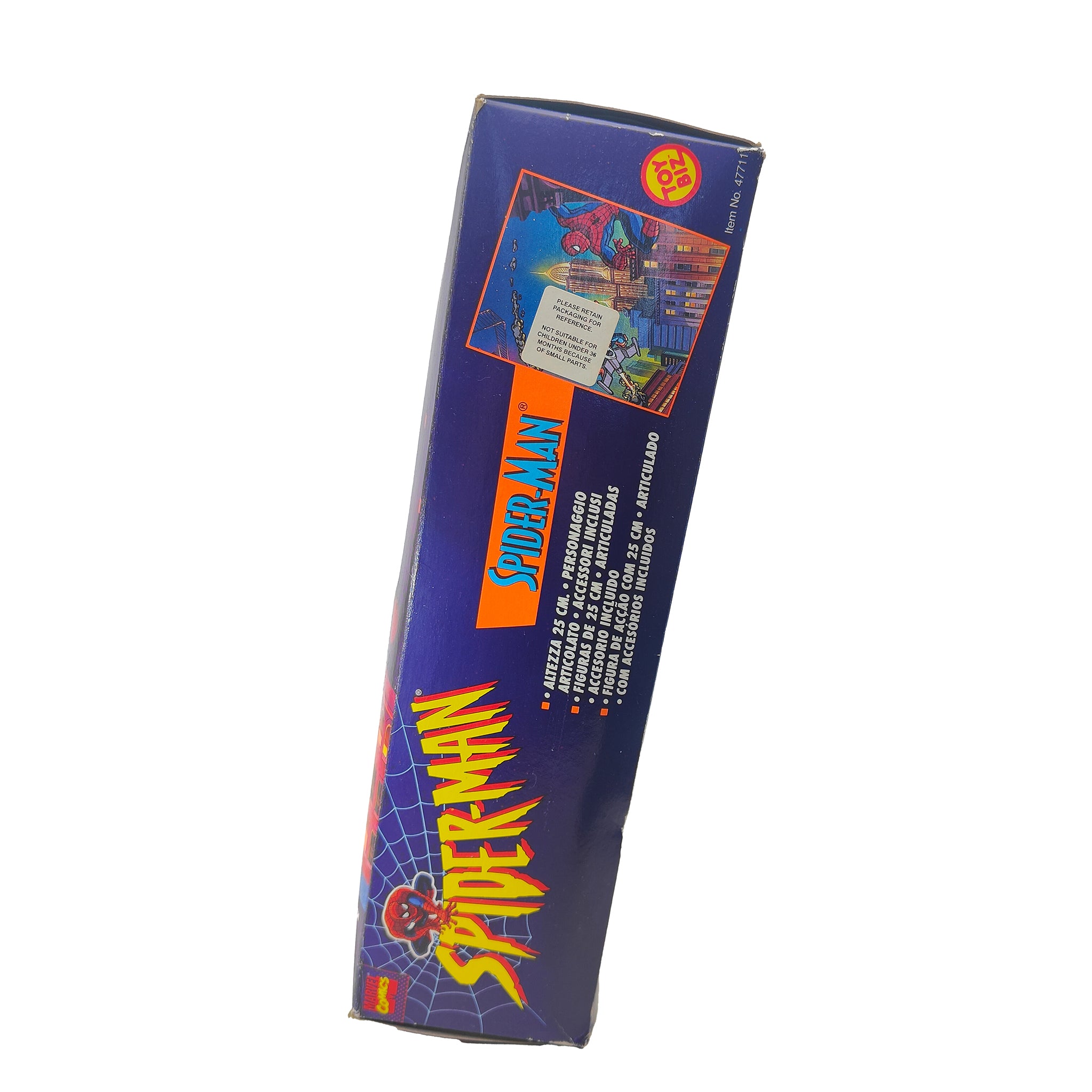 Marvel Spider-Man Wall Hanging Figure Toy Biz Action Figure 1995 – Spider-Man, Toy Biz, 30 cm, 1995, pre-owned collector piece, Uncanny Collectibles Dublin Ireland