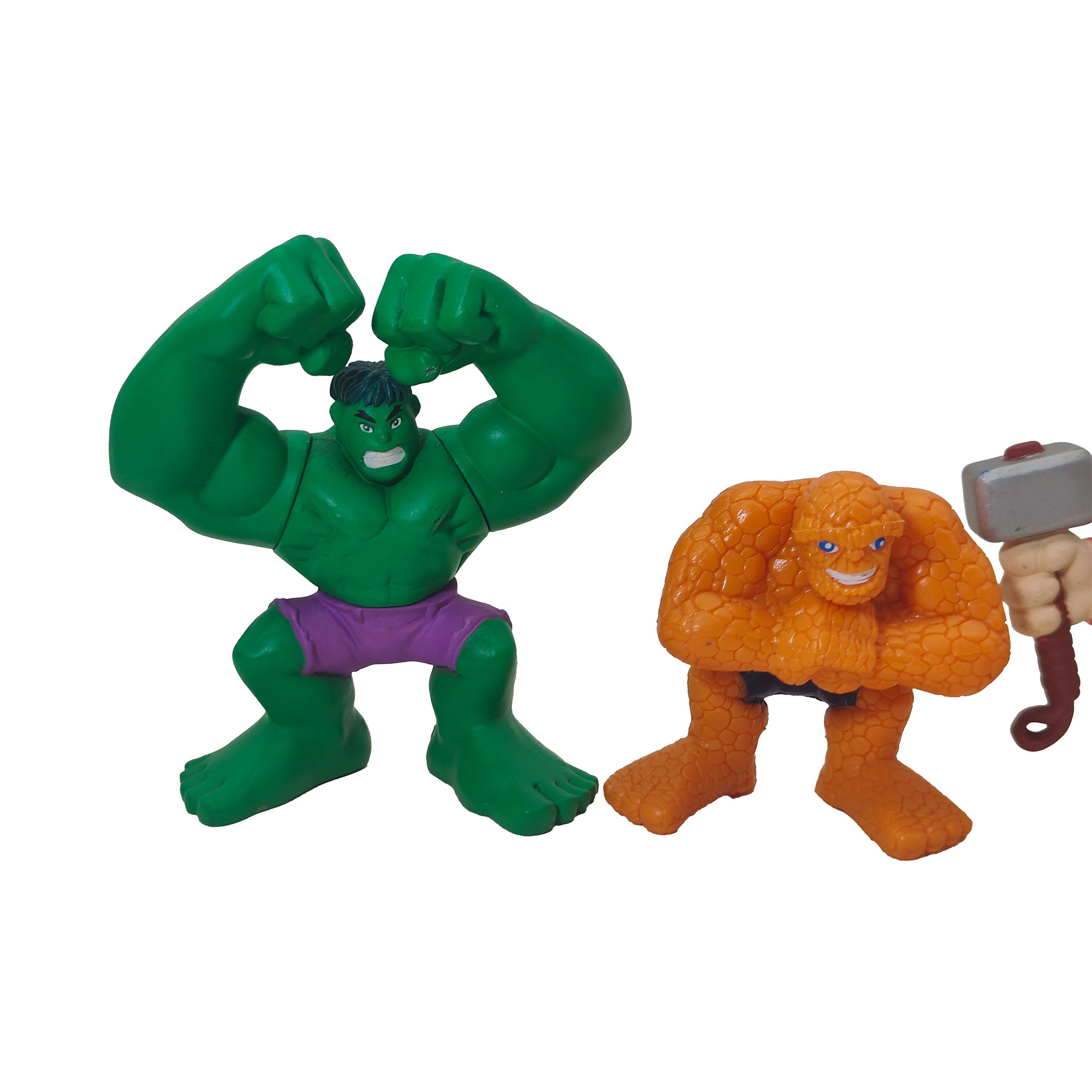 Marvel Super Hero Squad Bundle Hulk Thor Iron Man Thing Spider-Man Doc Ock – Avengers, Vintage Brands, 8 cm, pre-owned collector piece, Uncanny Collectibles Dublin Ireland