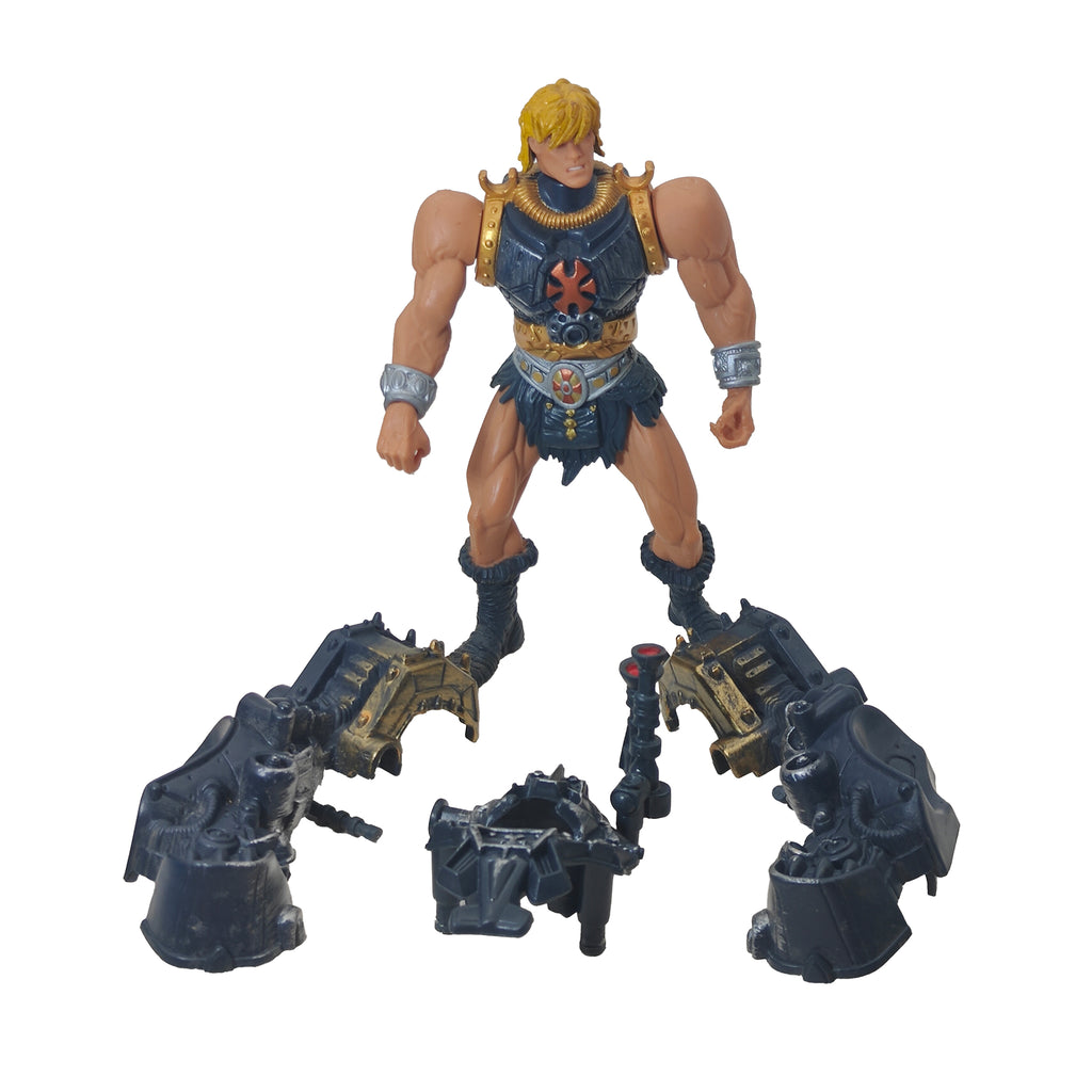 Masters Of The Universe 200x Deluxe Battle Armor  He Man Mattel Action Figure 2003