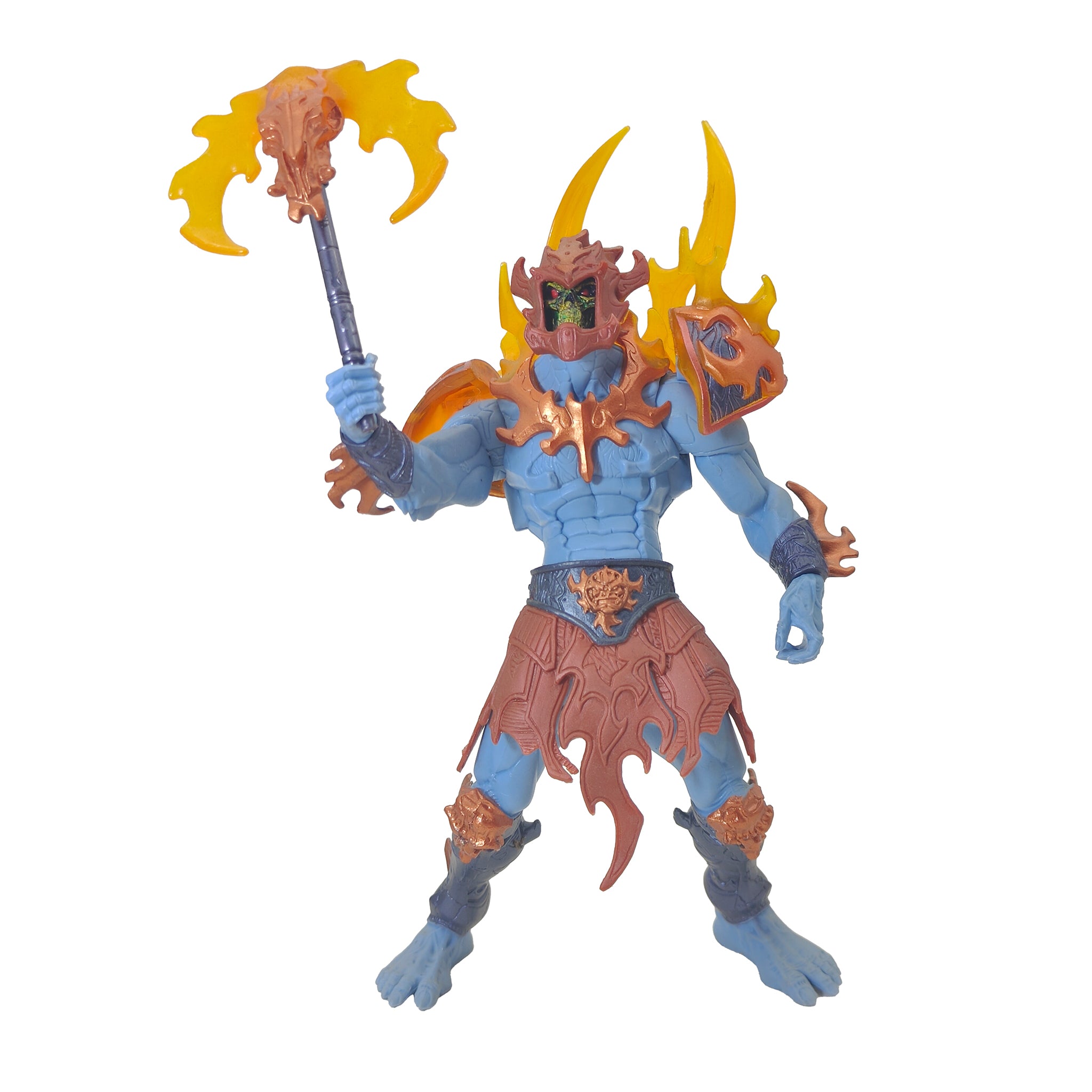 Masters Of The Universe 200x  Fire Armor Skeletor Mattel Action Figure 2003 – Masters of the Universe, Mattel, 15 cm, 2003, pre-owned collector piece, Uncanny Collectibles Dublin Ireland