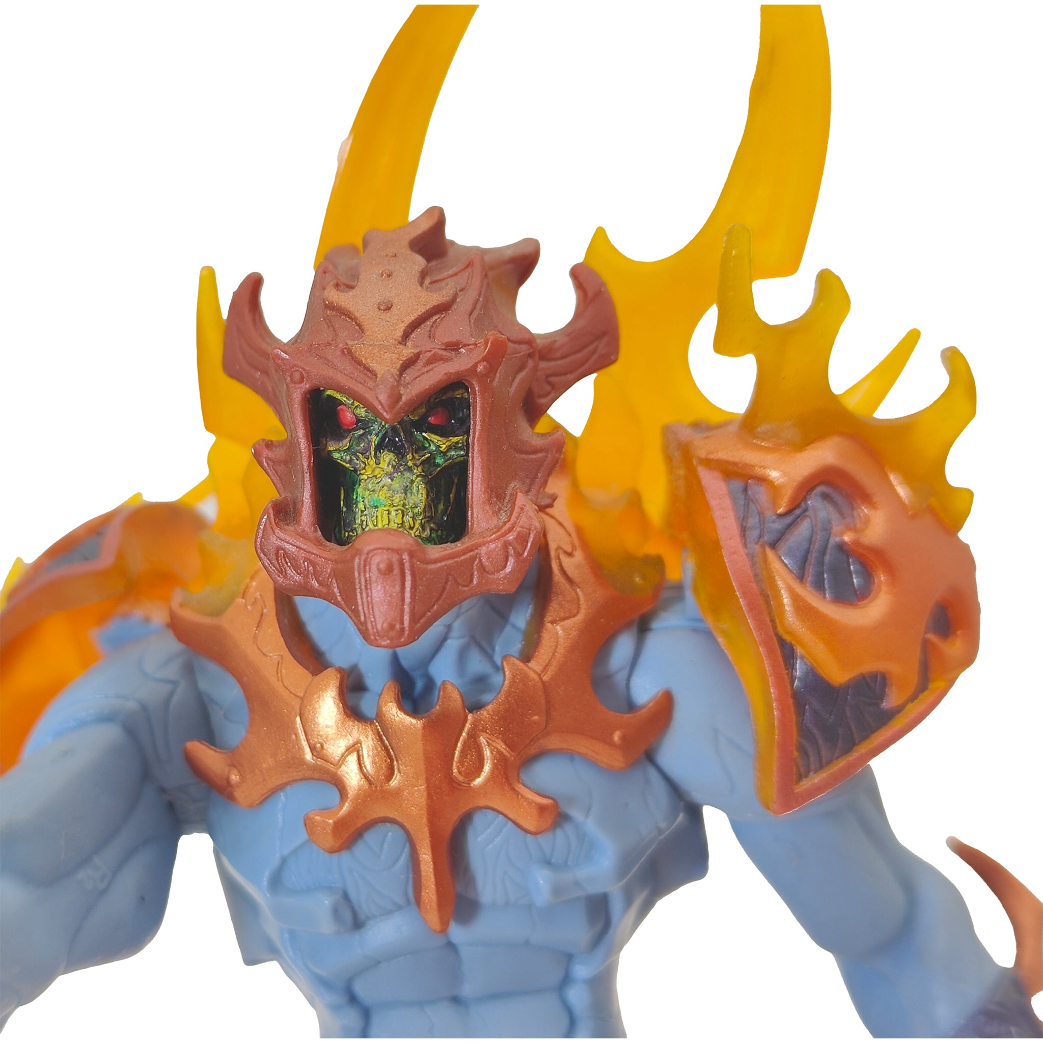 Masters Of The Universe 200x  Fire Armor Skeletor Mattel Action Figure 2003 – Masters of the Universe, Mattel, 15 cm, 2003, pre-owned collector piece, Uncanny Collectibles Dublin Ireland