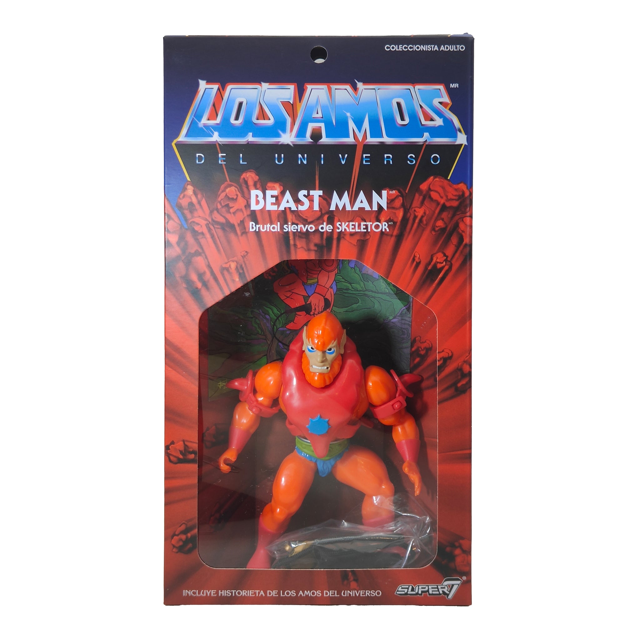 Masters of the Universe Beast Man Los Amos del Universo Super7 Figure 2019